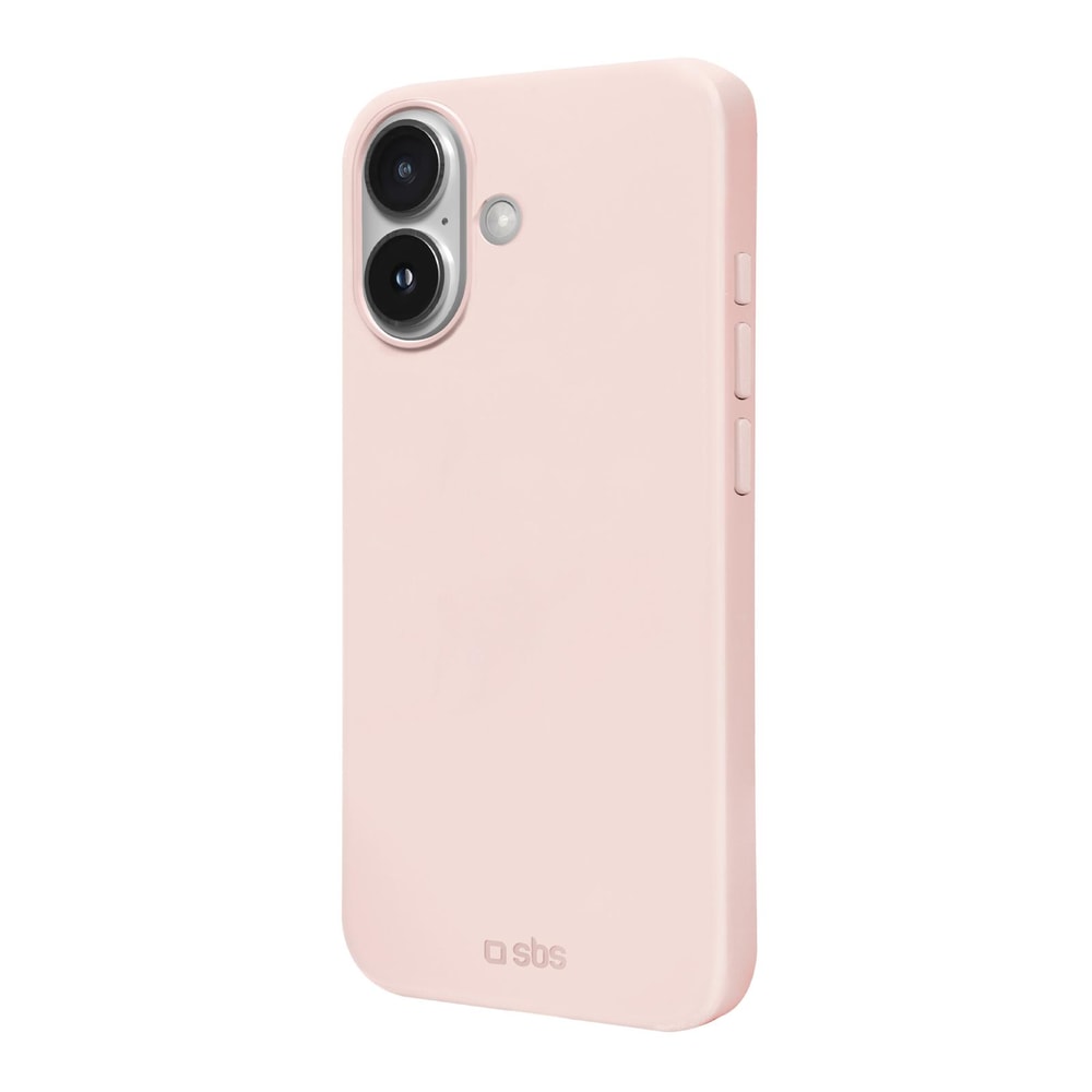 SBS iPhone 16 Instinct Hülle, Rosa, Mikrofaser, 20g