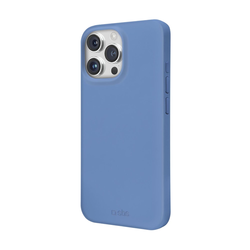 SBS Instinct iPhone 16 Pro Max Hülle, Blau, Mikrofaser, TPU