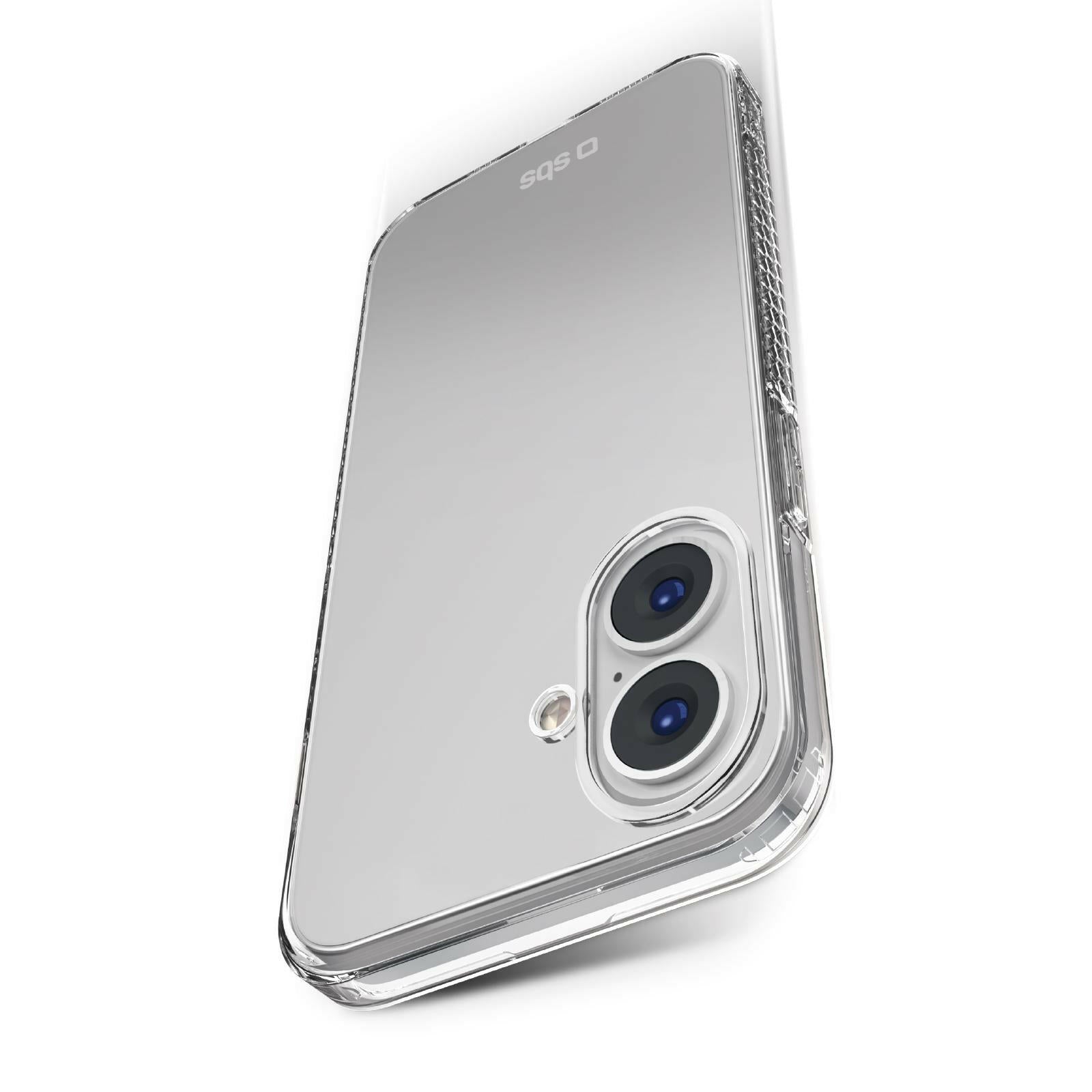 SBS Extreme X2 iPhone 16 Hülle Transparent 6,5" Apple.
