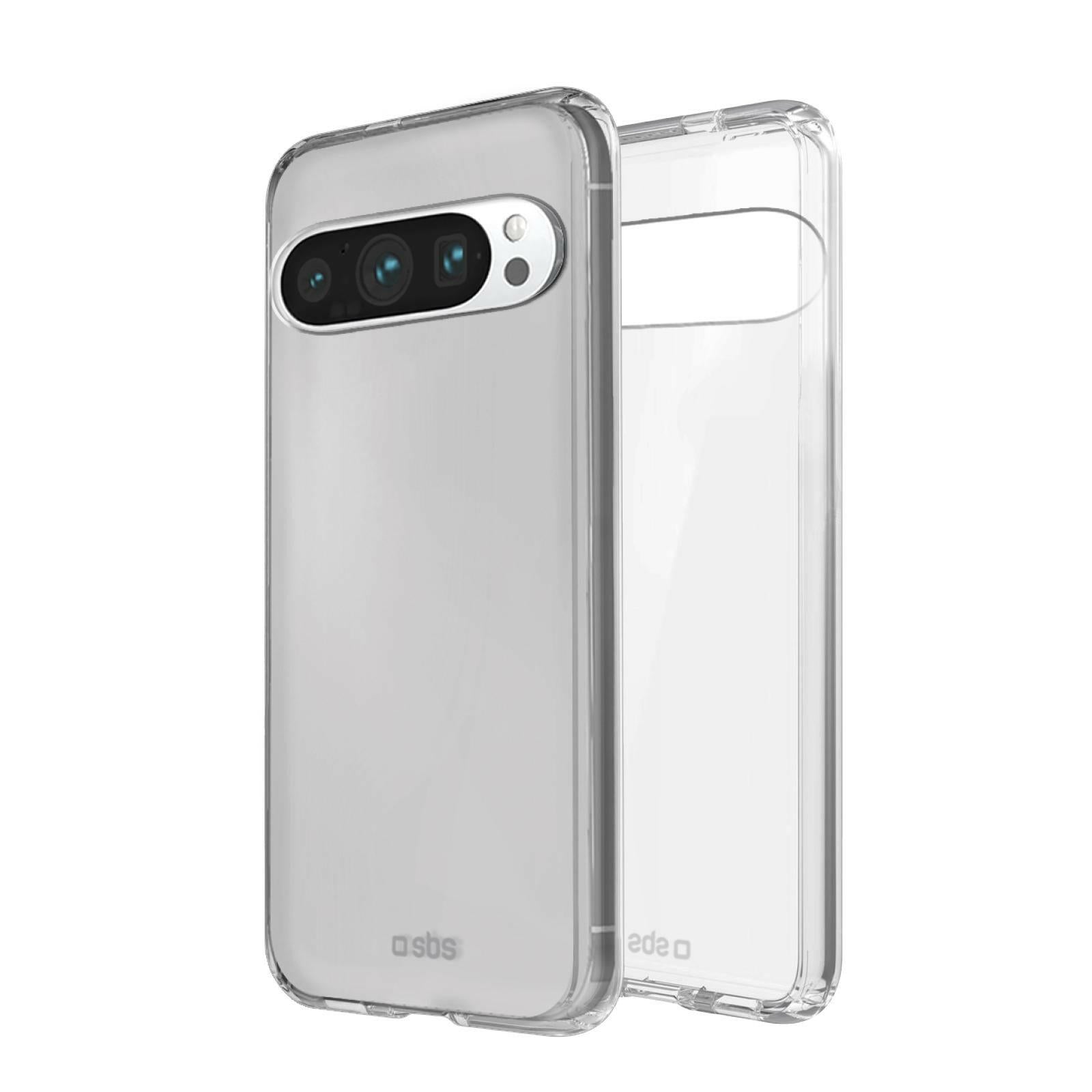 SBS Skinny Cover Google Pixel 9 Pro XL Transparent Flexibel.