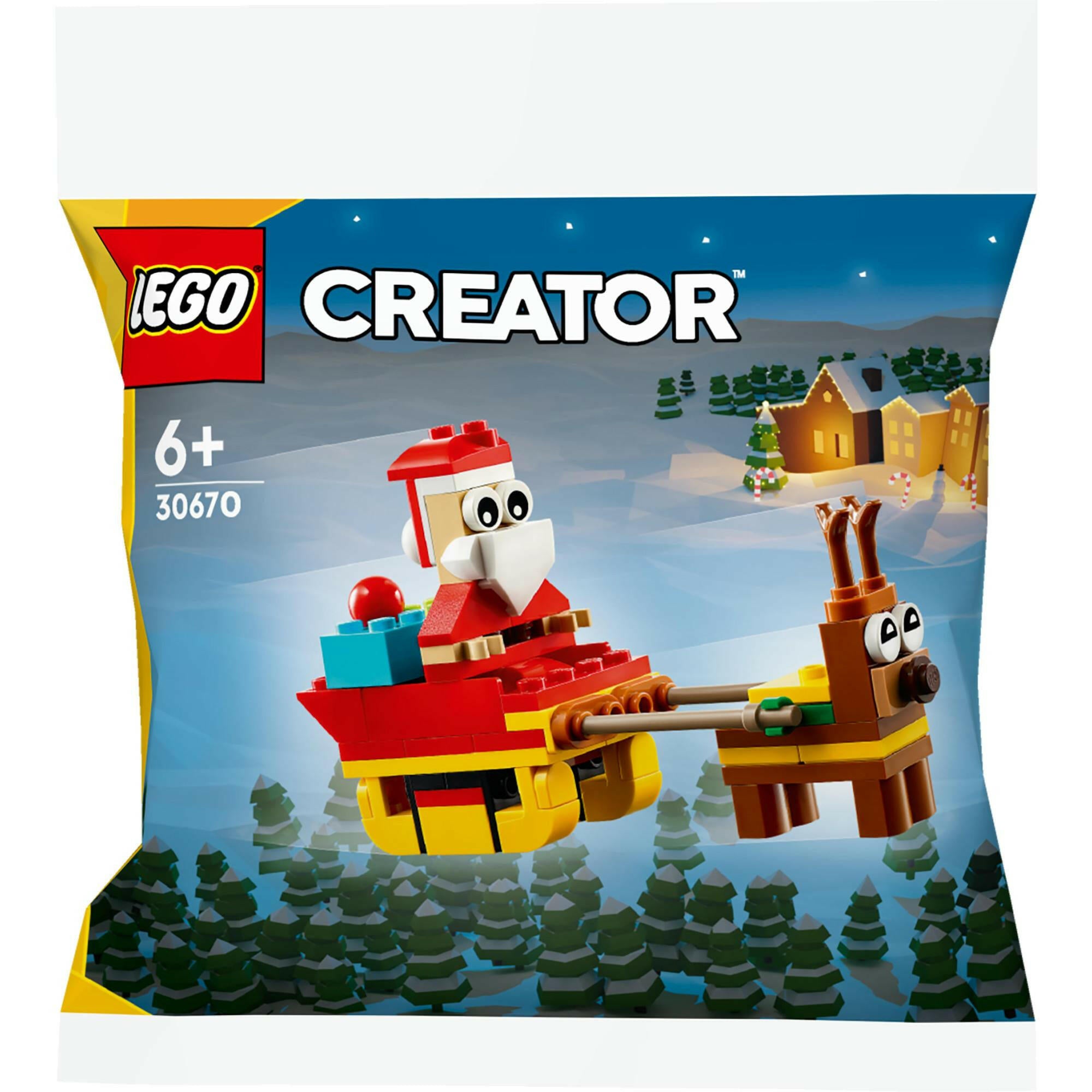 LEGO Creator Weihnachtsmann auf Schlittenfahrt 73-teilig
