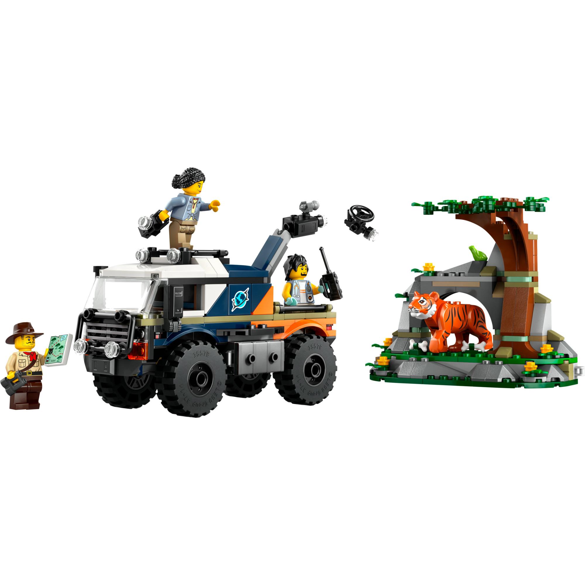 LEGO City Dschungelforscher-Truck LKW-Spielset, 314 Teile