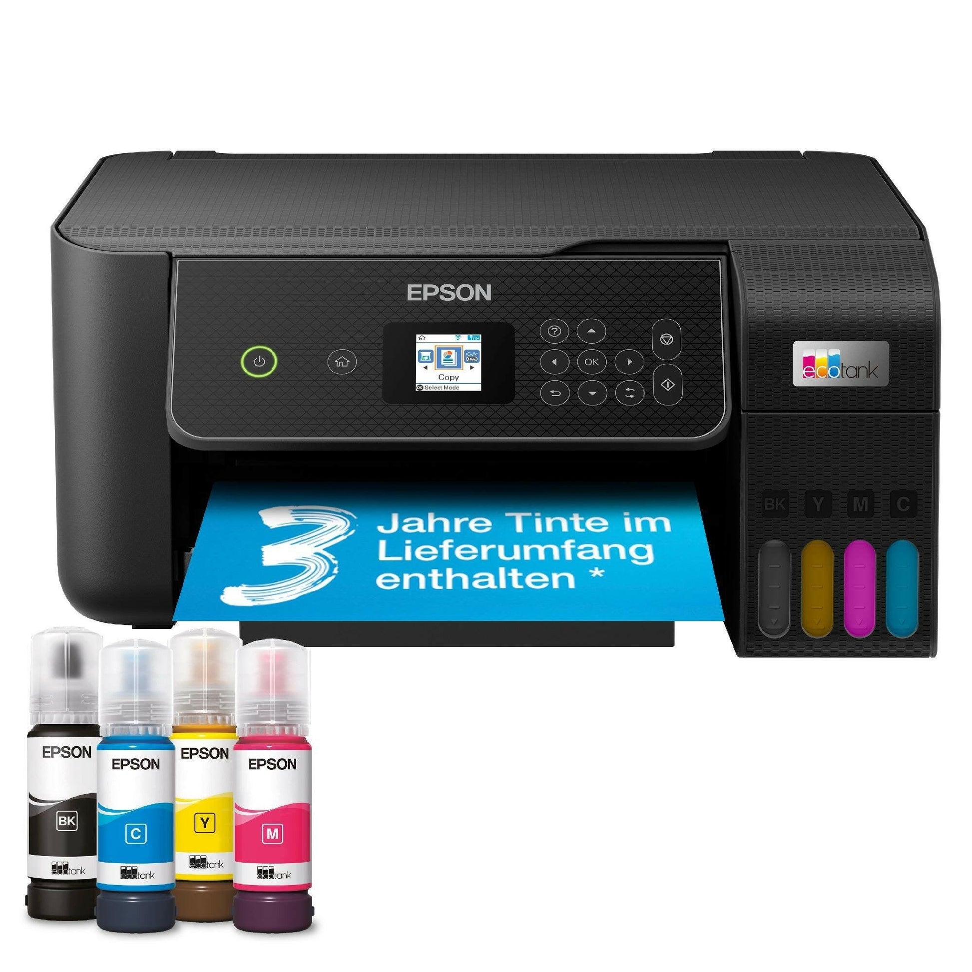 Epson EcoTank ET-2871 A4 Multifunktionsdrucker WLAN schwarz.