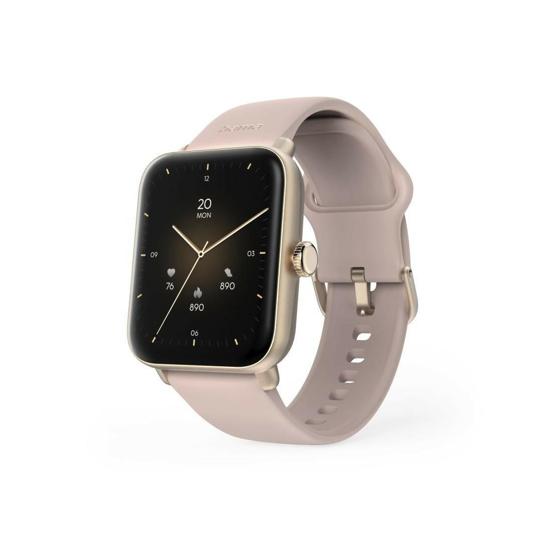 Hama 6010 Smartwatch GPS 1,65" Telefonfunktion wasserdicht.