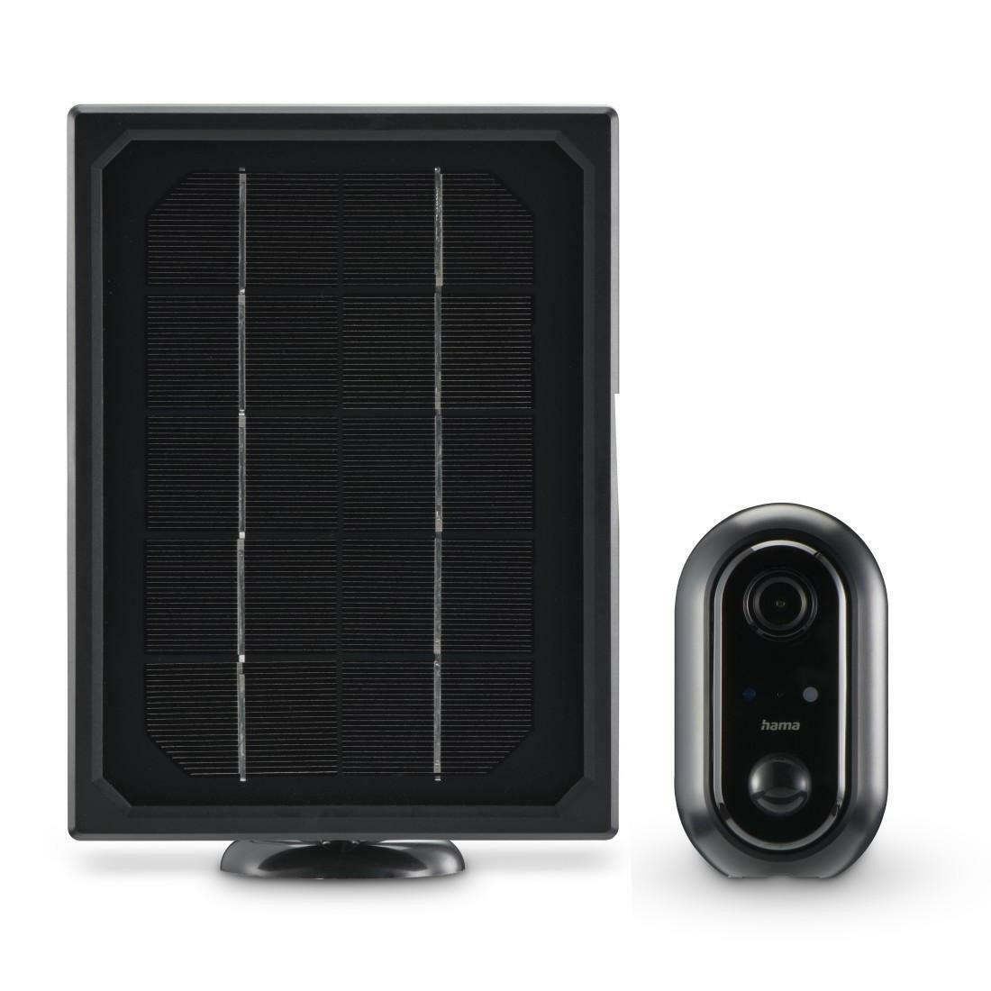 Hama Überwachungskamera (1080p) mit Akku, Solar - Schwarz.