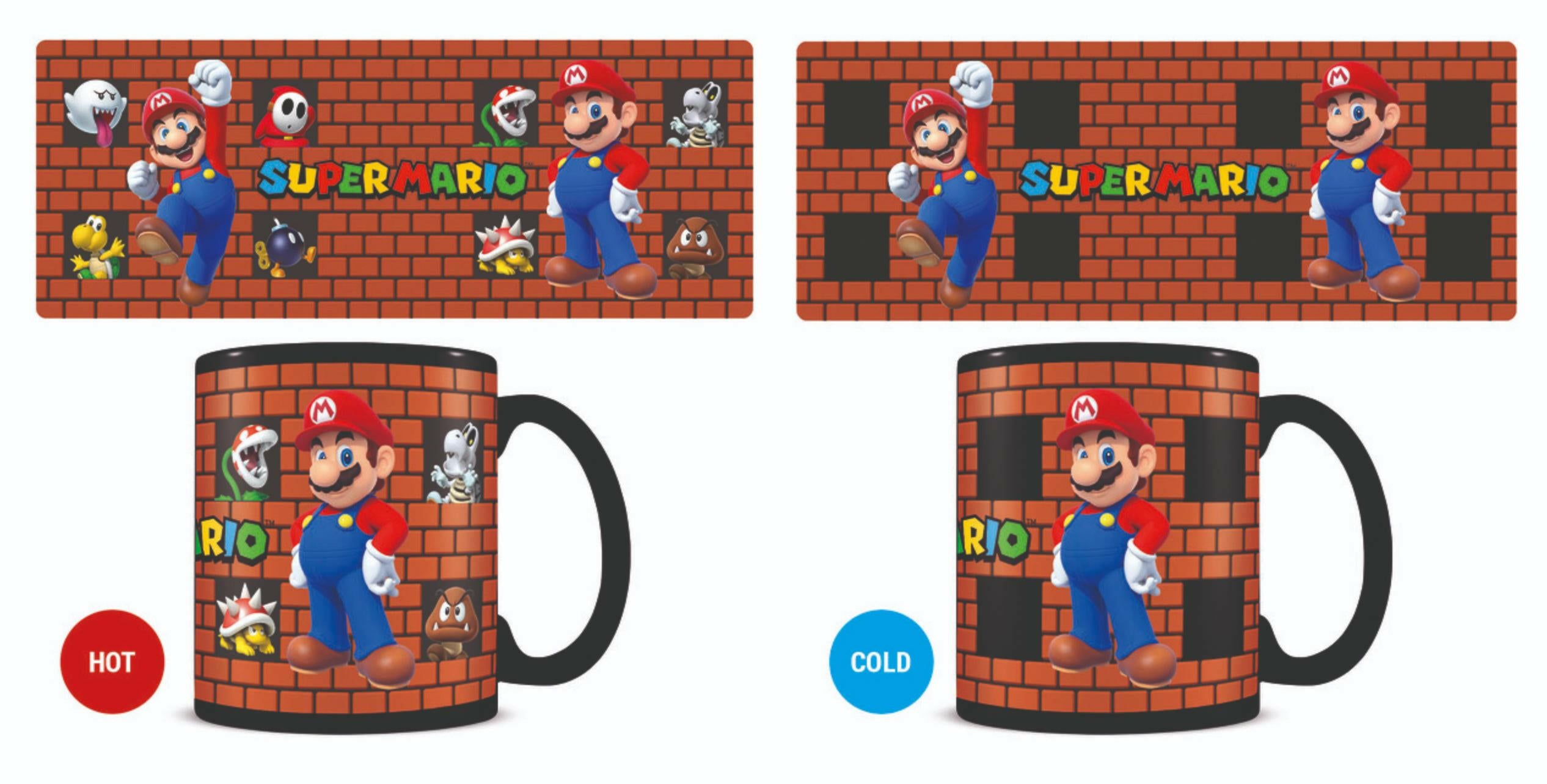 Super Mario Bricks Tasse - Thermoeffekt, 315ml - Nintendo.