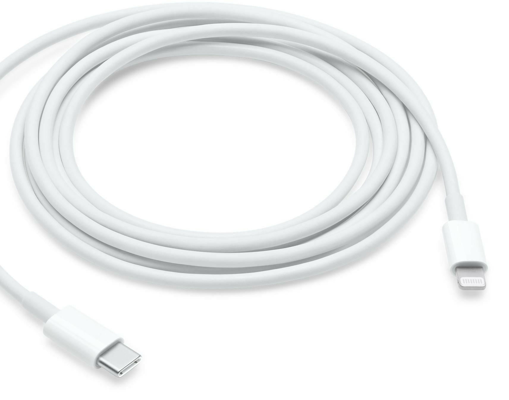 Apple USB-C auf Lightning Kabel 2M weiß 18W.