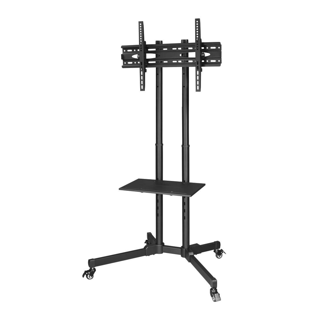 Hama TV-Ständer Trolley 32-75 Zoll, rollbar, VESA, Ablage
