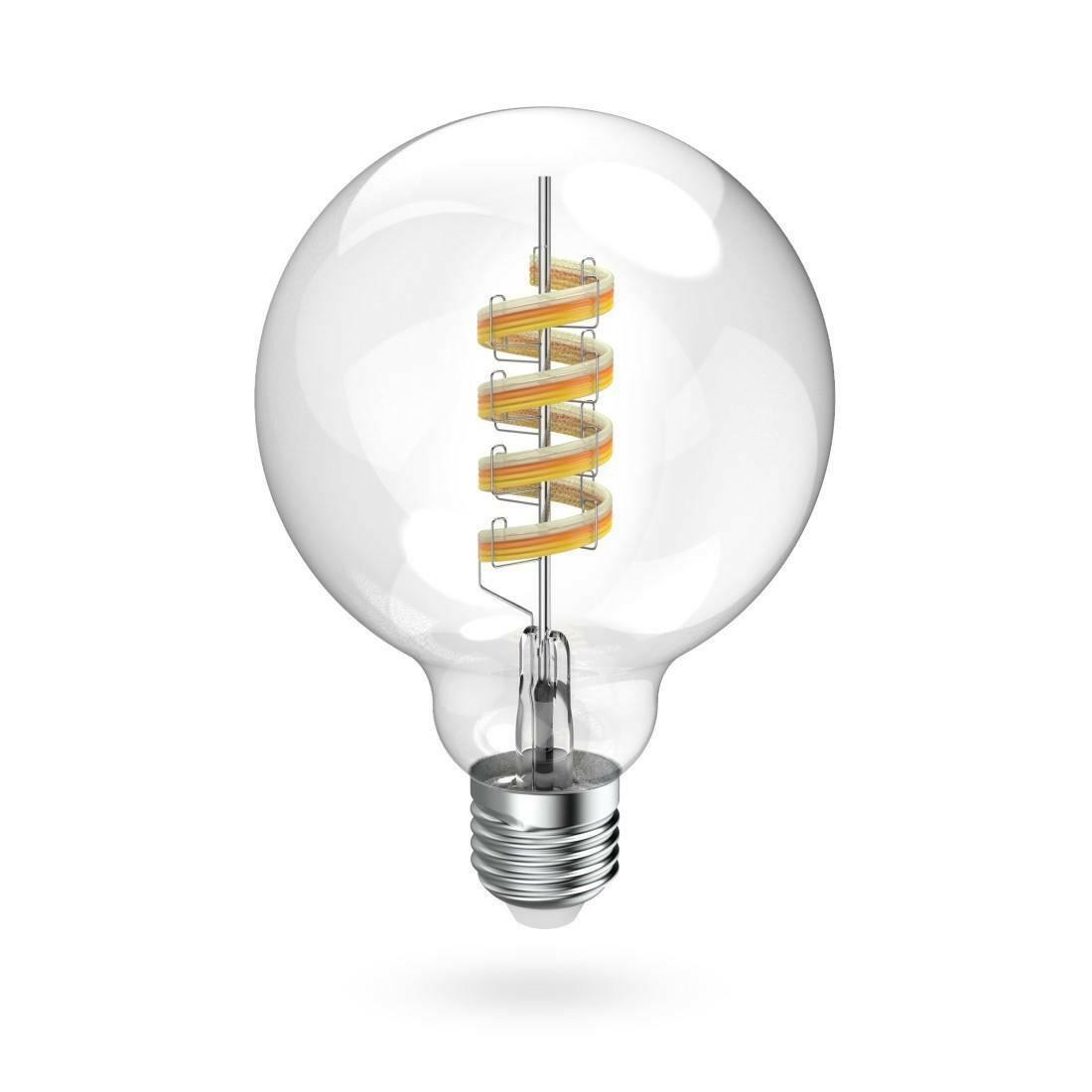 Hama Smart LED-Lampe E27, RGBW, dimmbar, Matter, Filament.