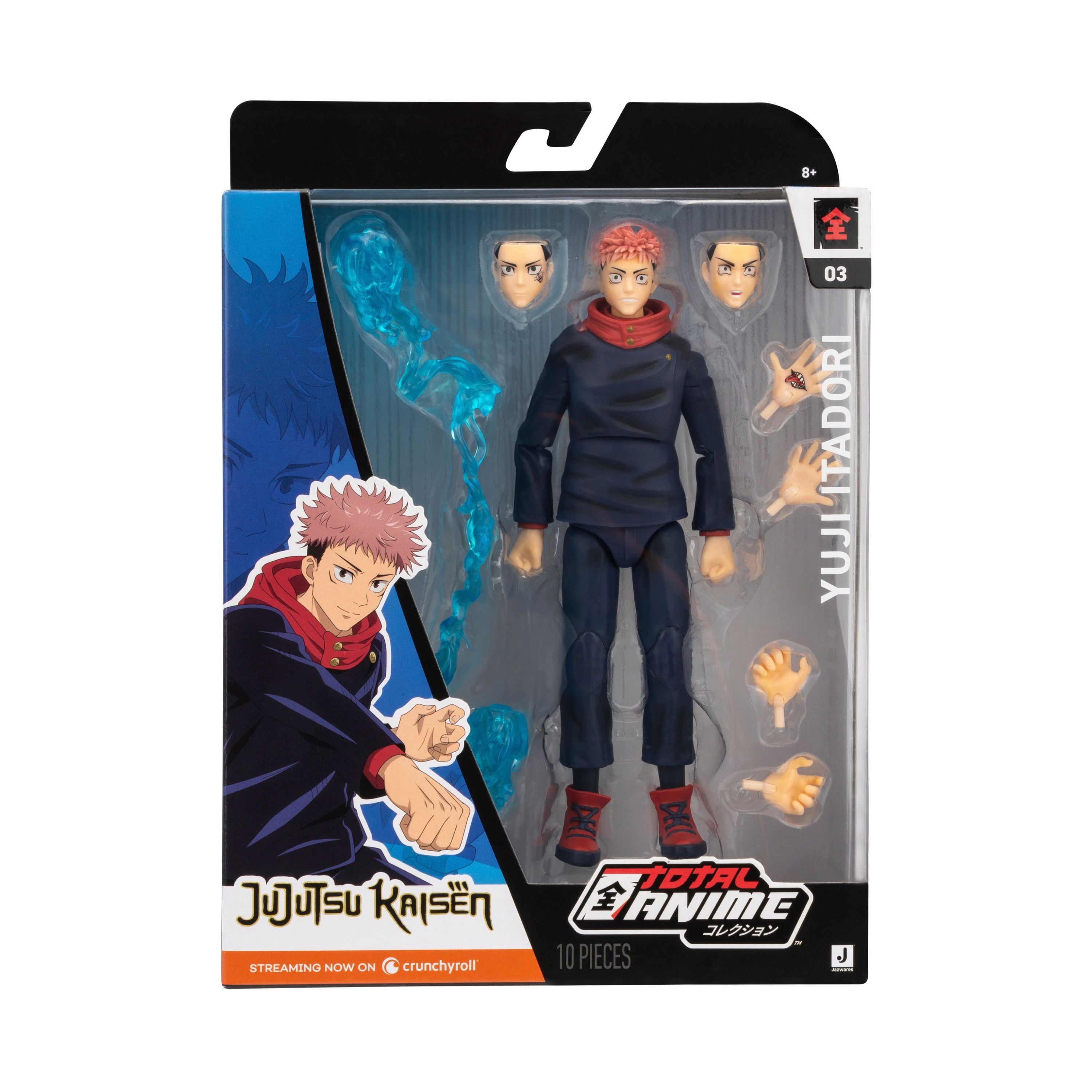 Total Anime Yuji Itadori Jujutsu Kaisen Figur 16,5 cm