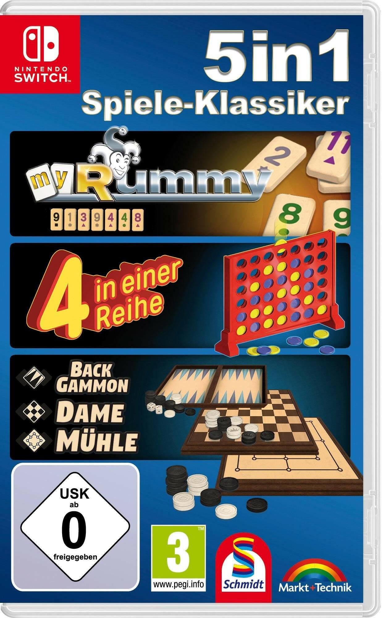 Schmidt Spiele Kollektion Nintendo Switch Fun-Spiel, USK 0.