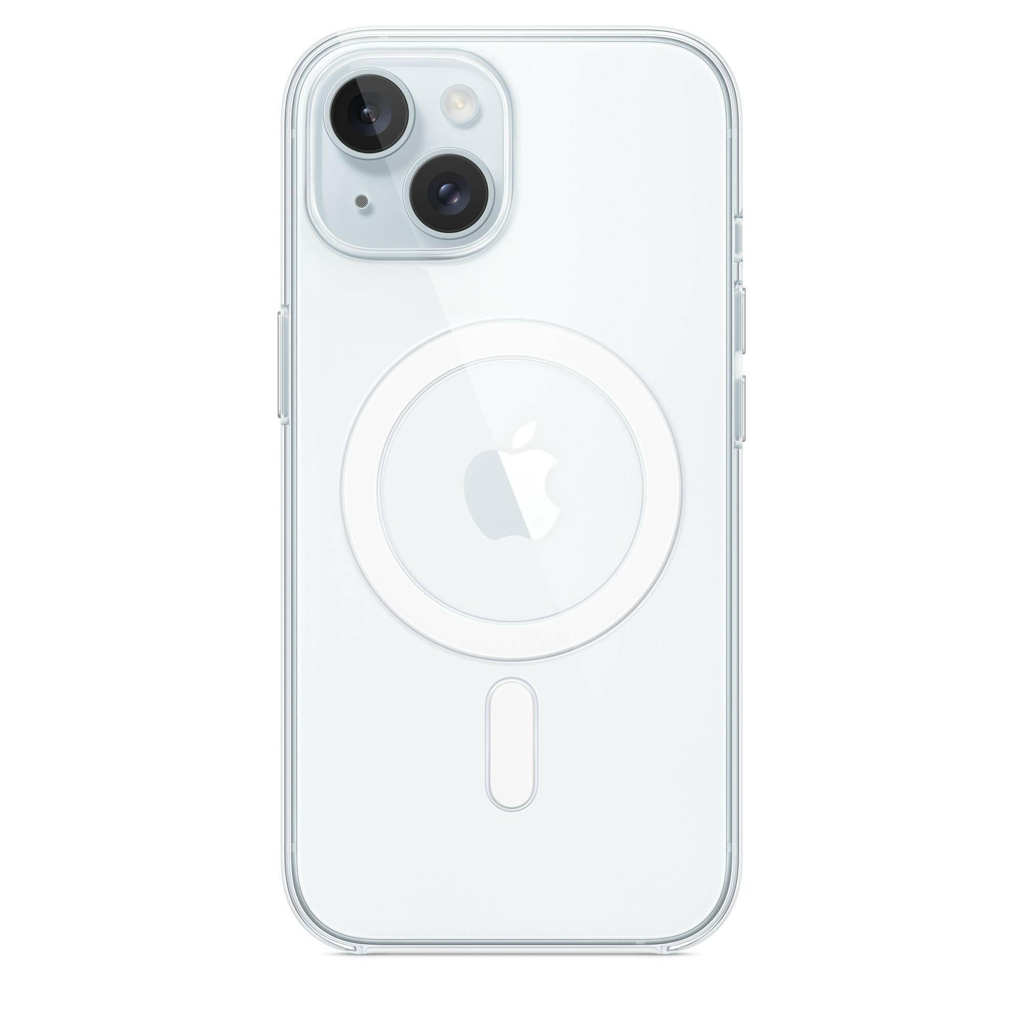 Apple iPhone 15 Clear Case mit MagSafe, transparent.