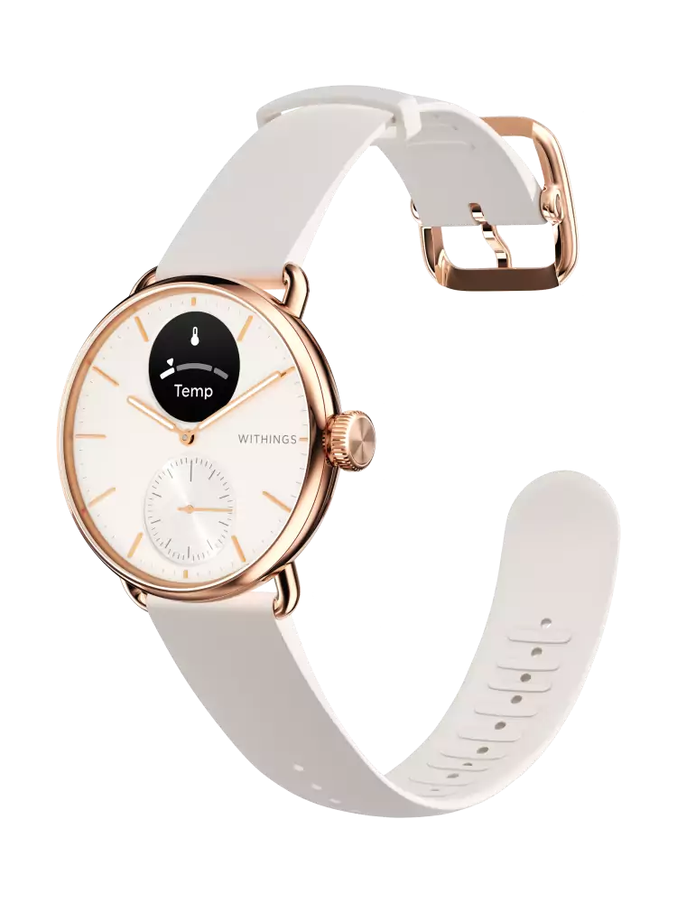 Withings ScanWatch 2 38mm Smartwatch – ECG, SpO2, 30d Akku