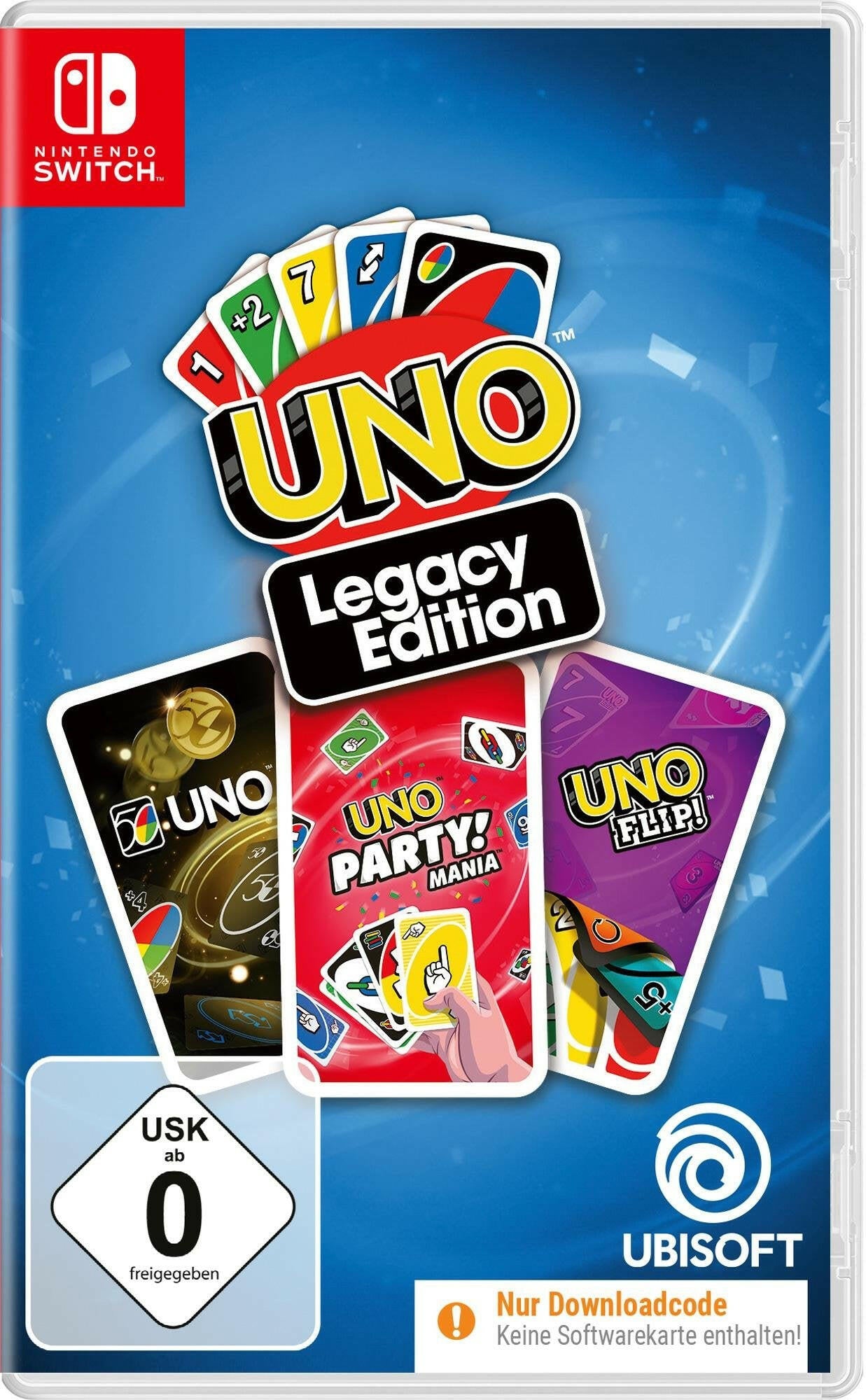 Nintendo Switch UNO Legacy Edition Fun Familien Spiel.