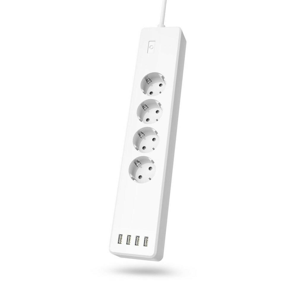 HAMA WLAN-Steckdosenleiste 4-fach, Smart Home, 4xUSB.