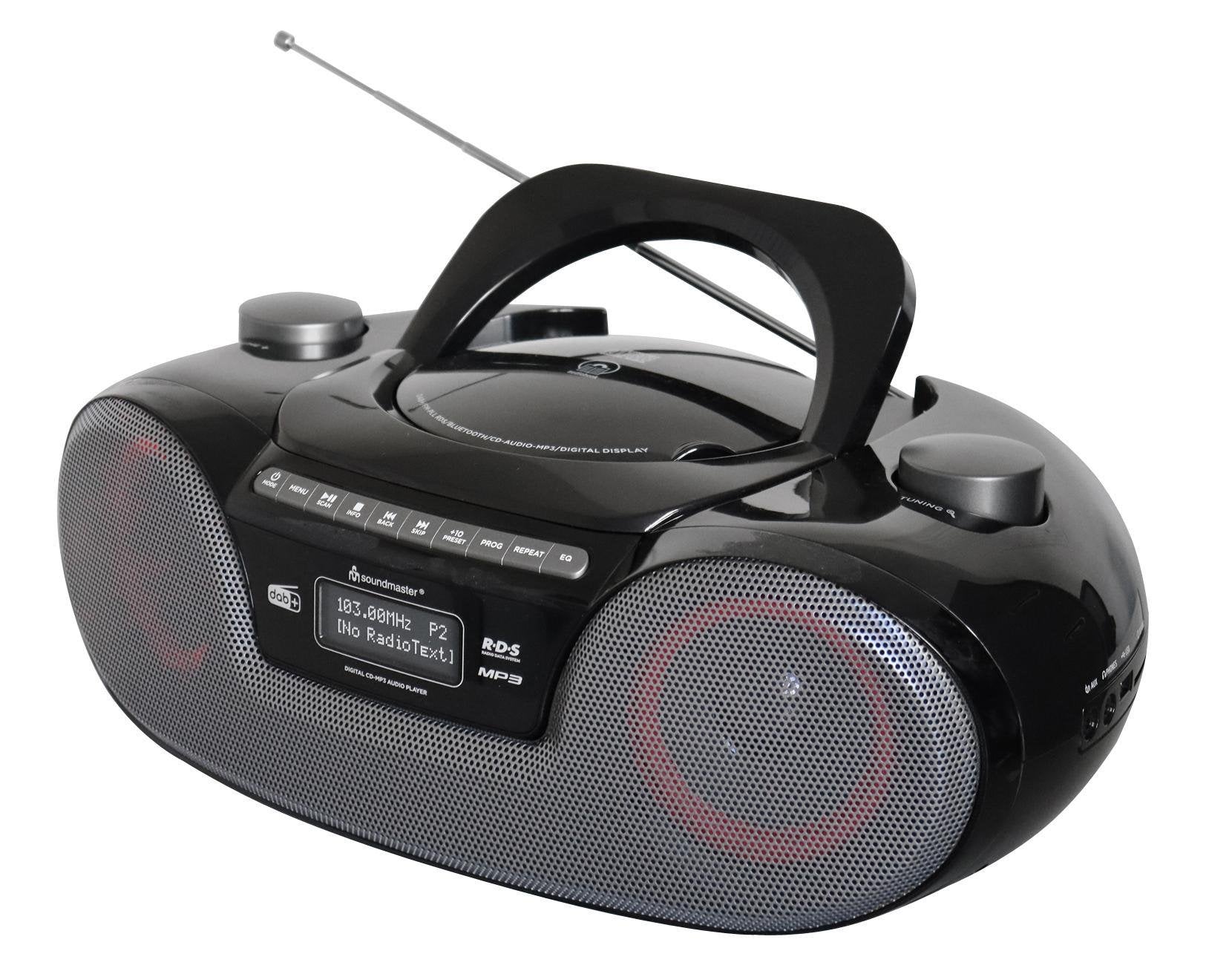 Soundmaster SCD8300SW Boombox DAB+/UKW CD-Player Bluetooth