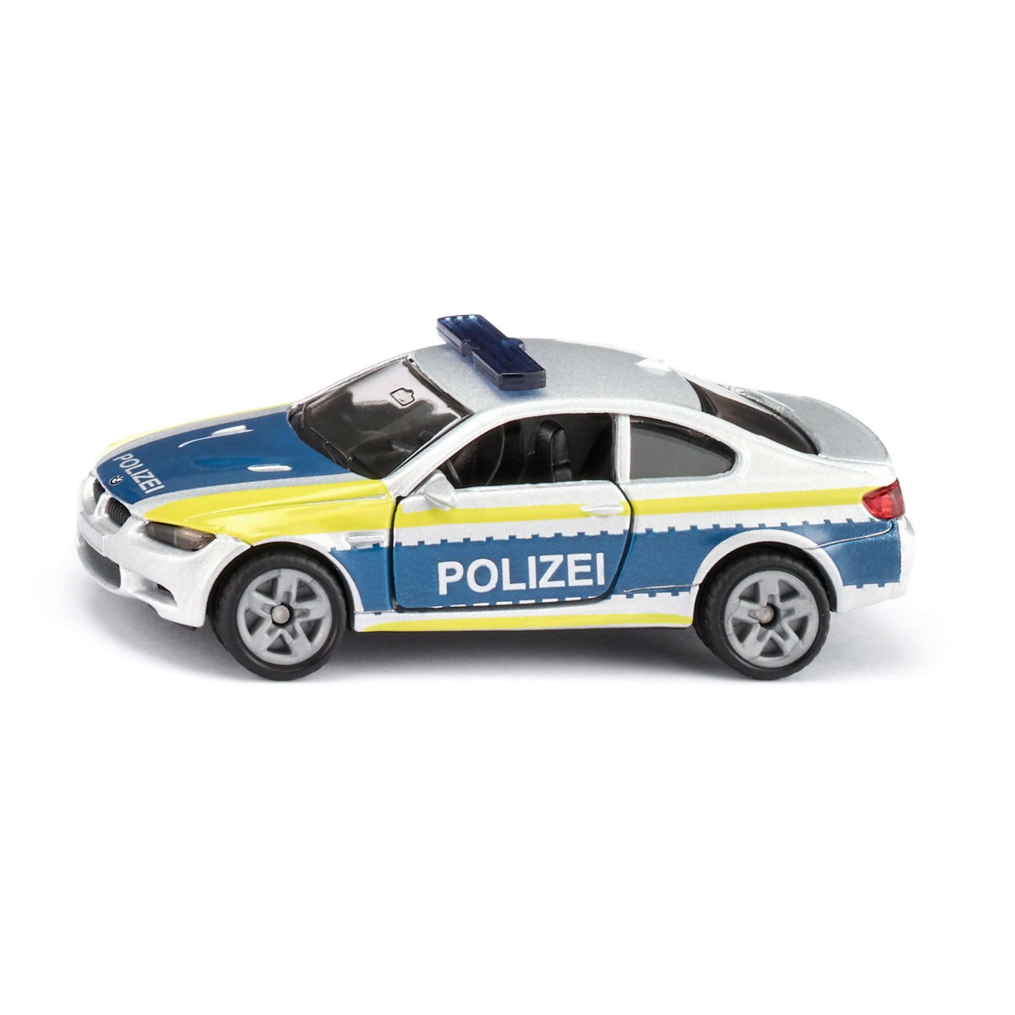 Siku BMW M3 Coupé Polizei Spielzeugauto Silber.