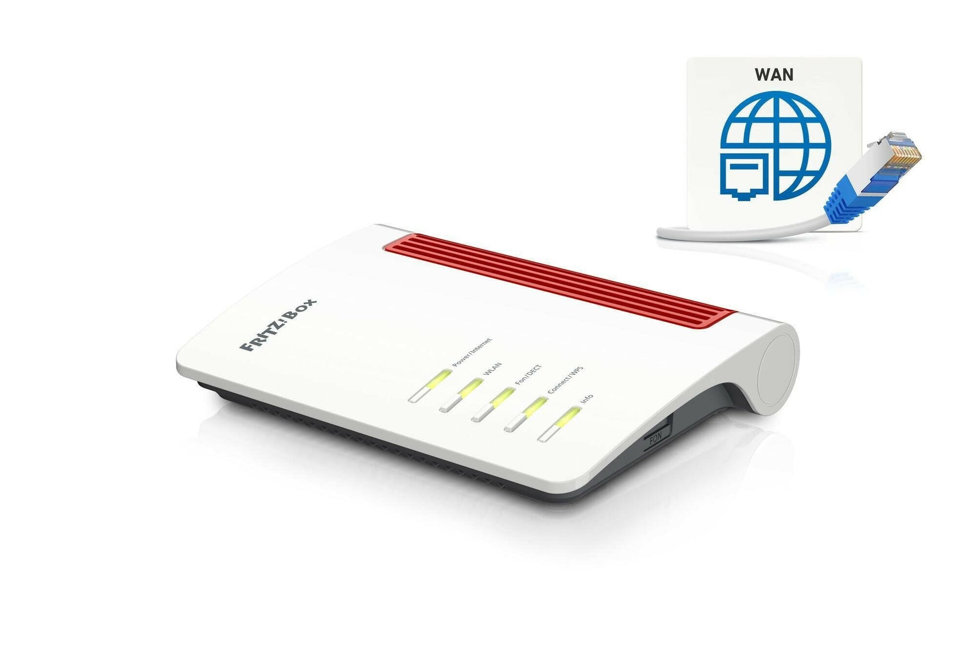FRITZ!Box 4050 WLAN-Router Wi-Fi 6, Dual-Band, Gigabit.