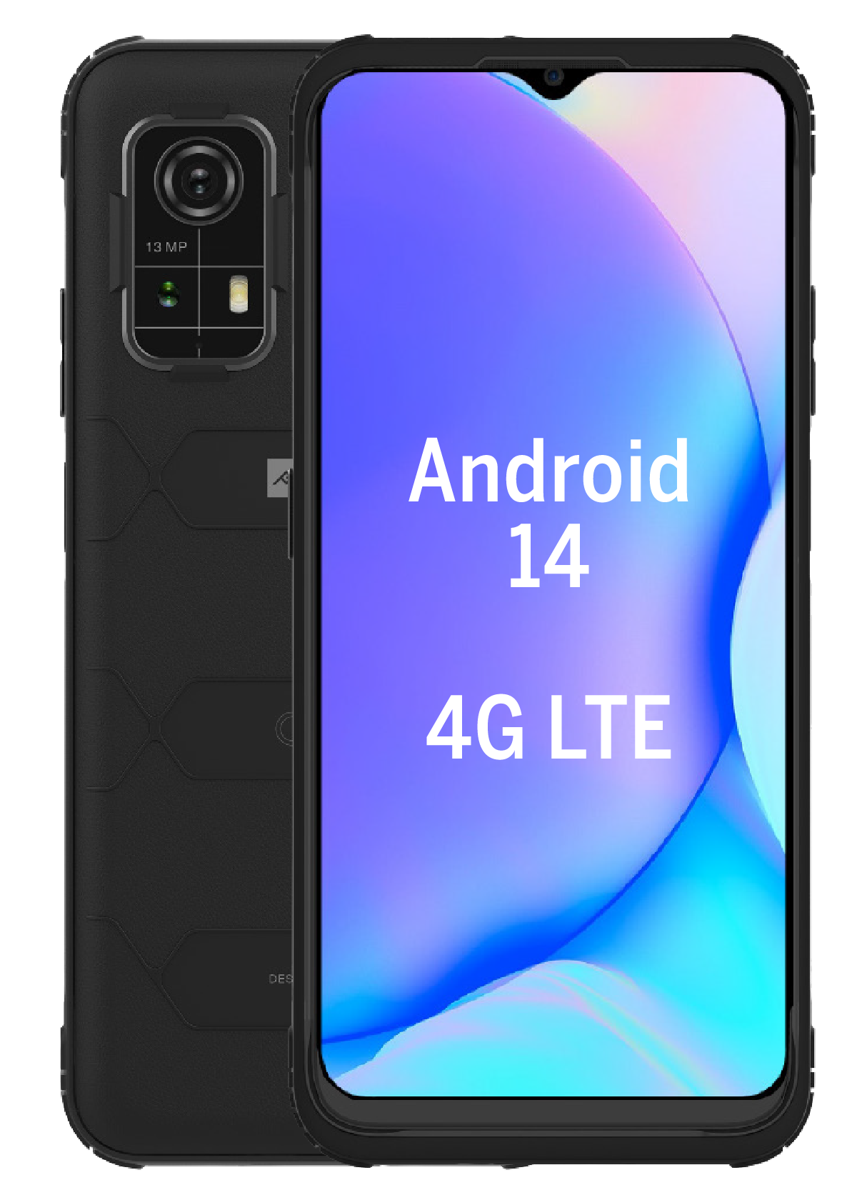 AGM MAX 128GB Smartphone IP68 10.000mAh 4G Schwarz.