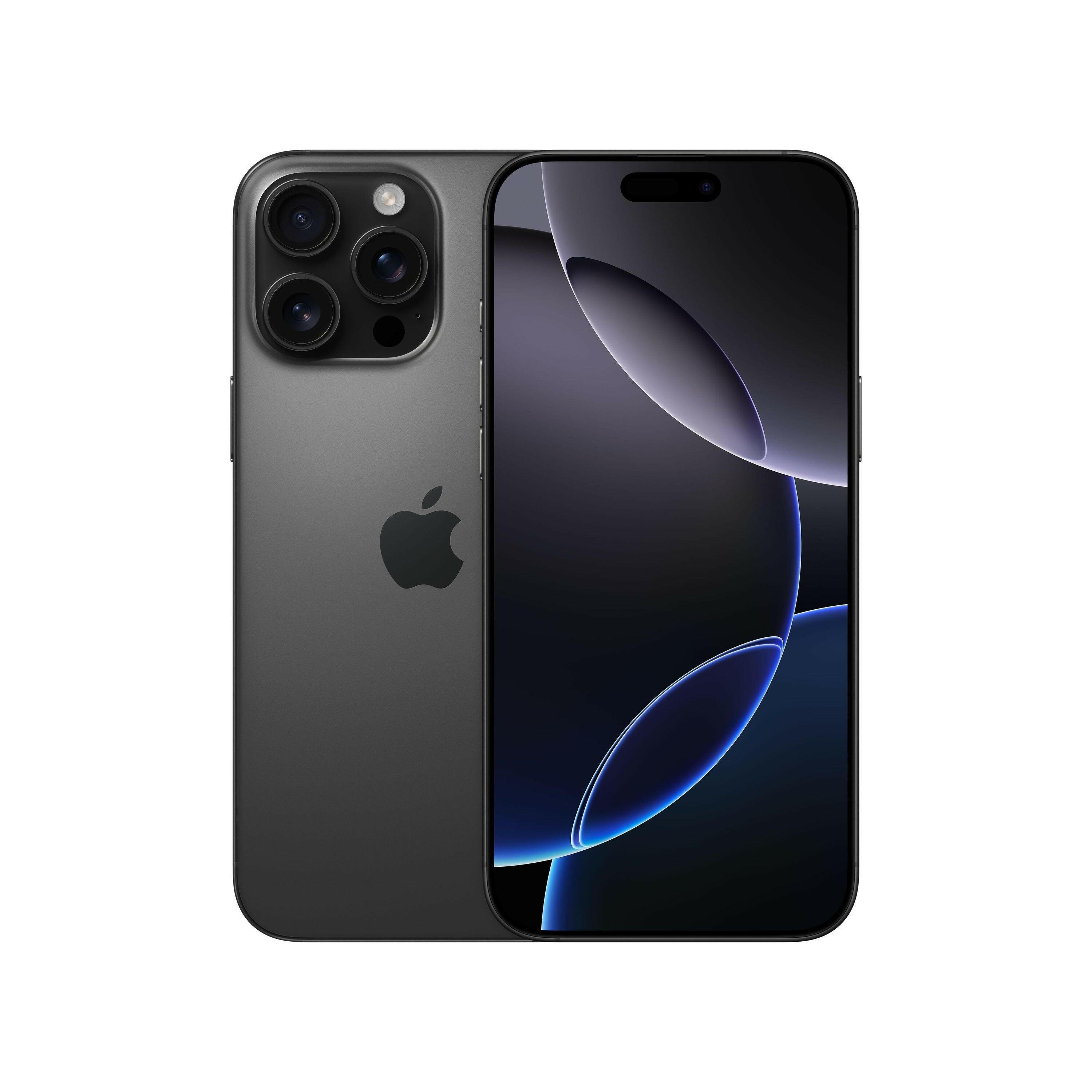 Apple iPhone 16 Pro Max 256GB Titan Schwarz - 5G Handy mit