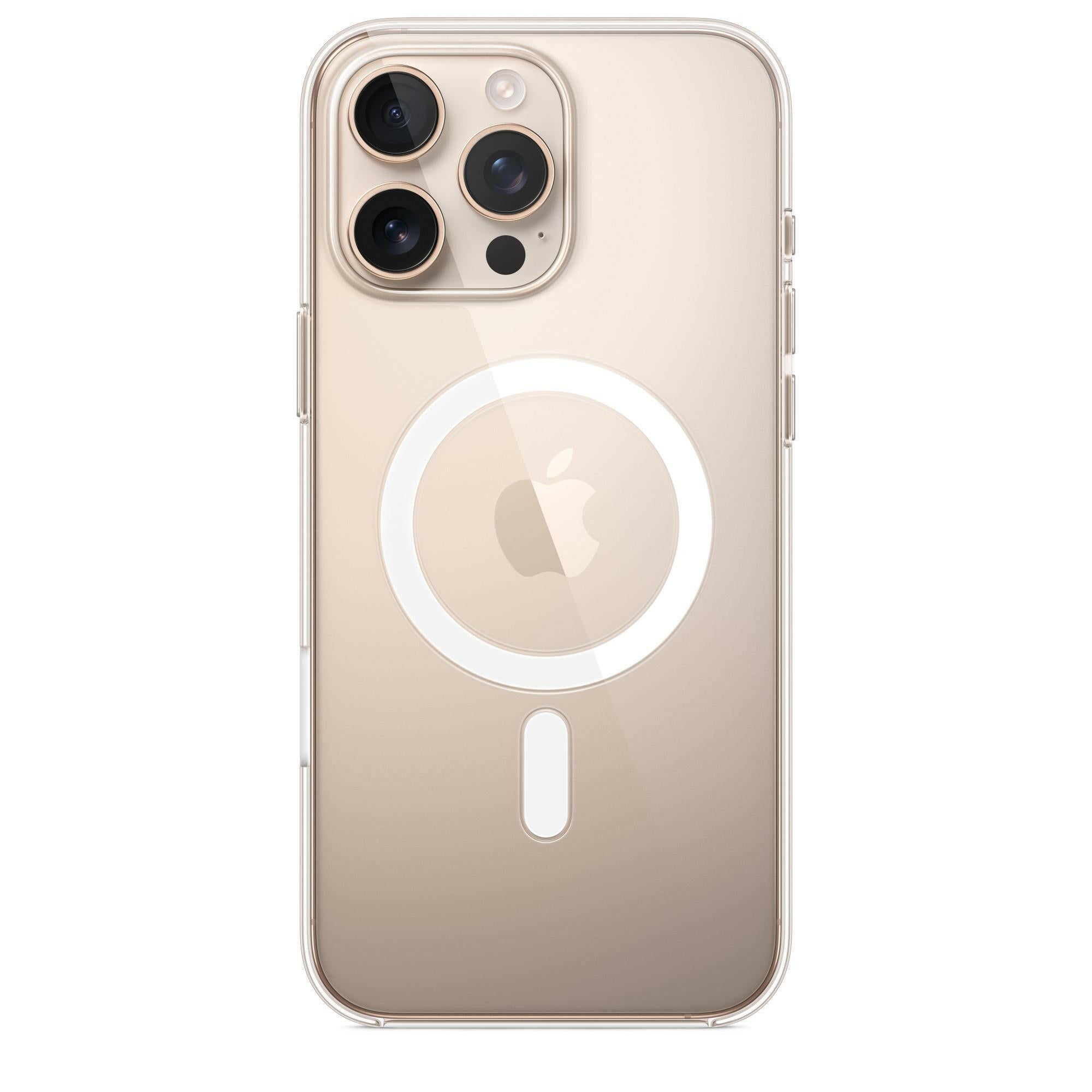 Apple iPhone 16 Pro Max Clear Case mit MagSafe, Transparent.
