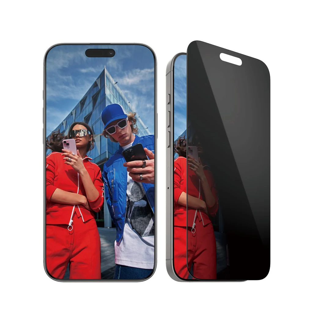PanzerGlass Privacy Displayschutzfolie für iPhone 16 Pro Max.
