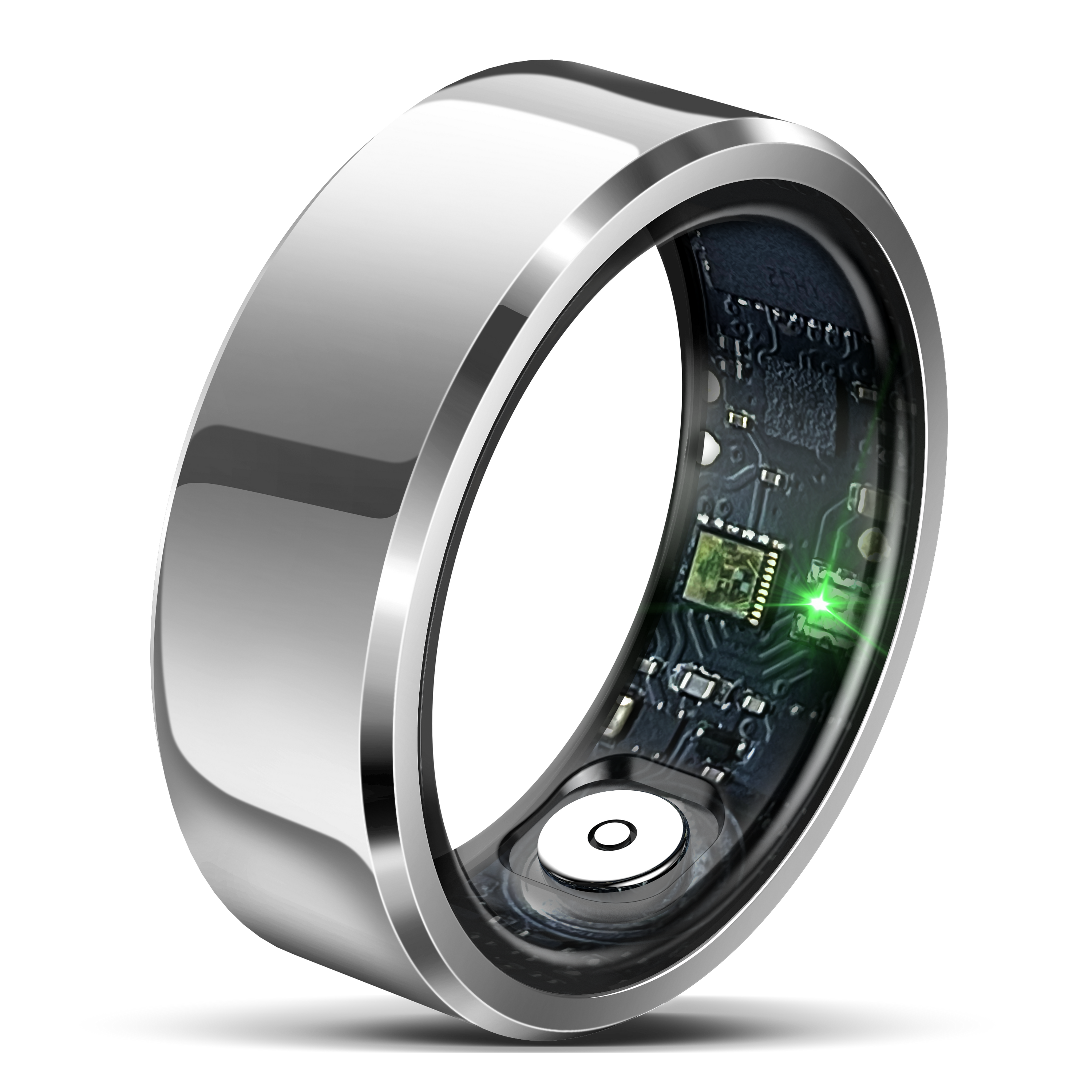 felixx SR6 Smartring Silber Herzfrequenz Blutdruck.