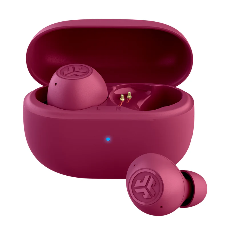 JLab Go Pop ANC TWS In-Ear Kopfhörer fuchsia, 24 Std. Akku