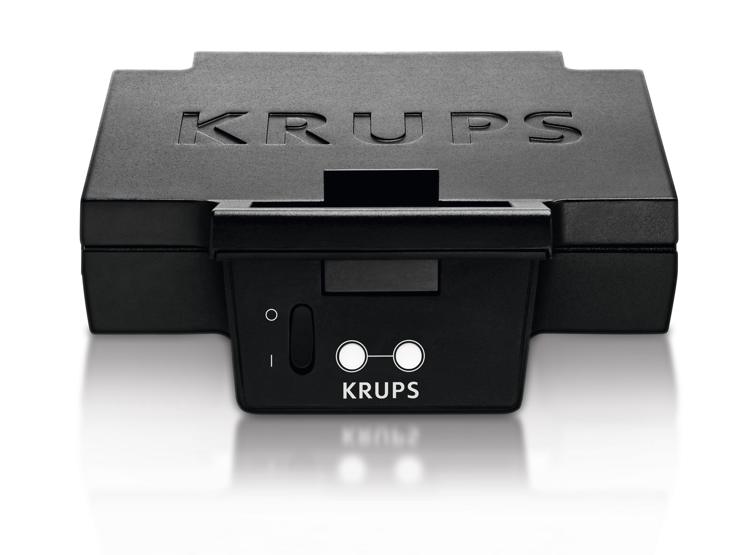 KRUPS FDK461 Iconic Sandwichmaker 850W Keramik extra tief