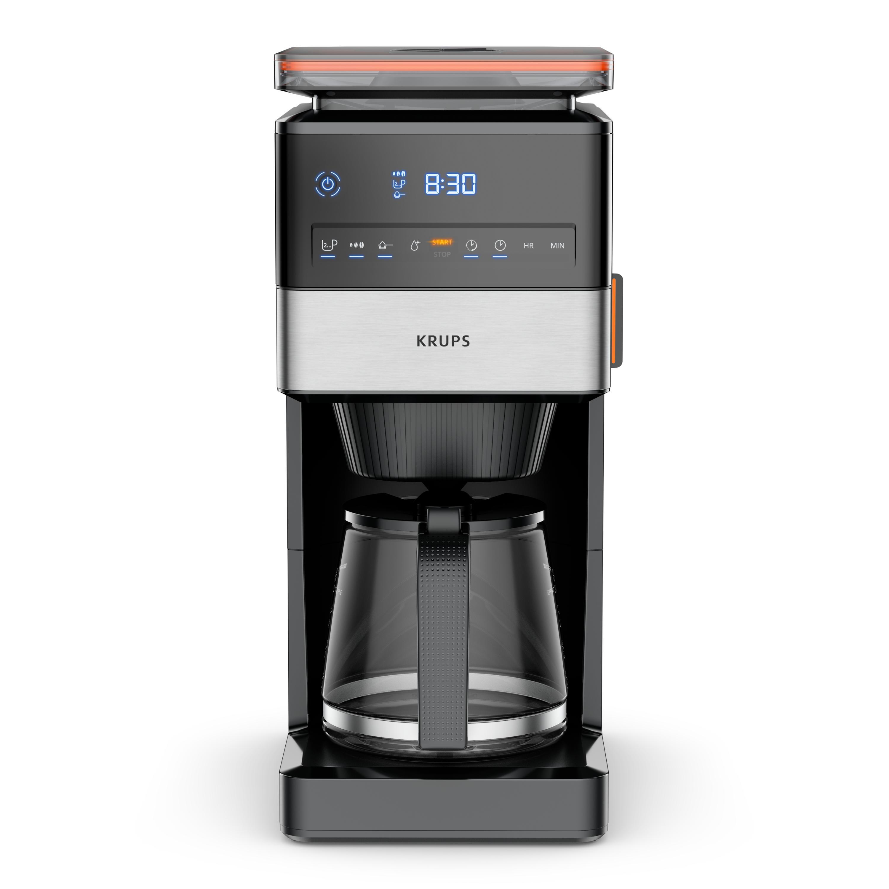 Krups Grind Aroma XL Filterkaffeemaschine 1,5L Kegelmahlwerk