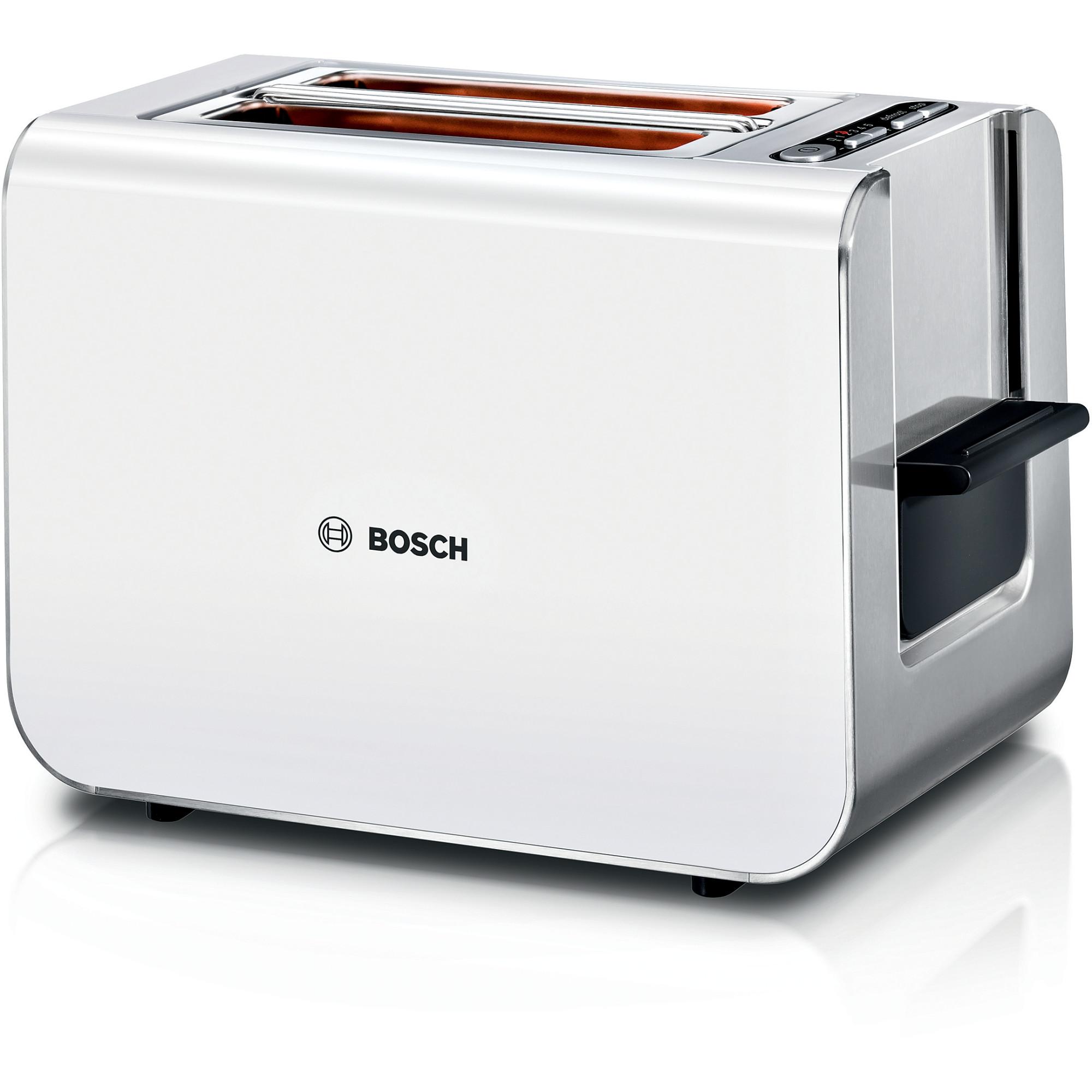Bosch TAT8611N Toaster Styline, 2-Scheiben, Brötchenaufsatz