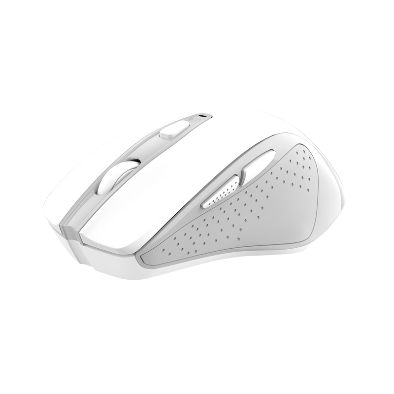 Trust NITO Maus, Silent Wireless, Weiß, USB, 5 Tasten