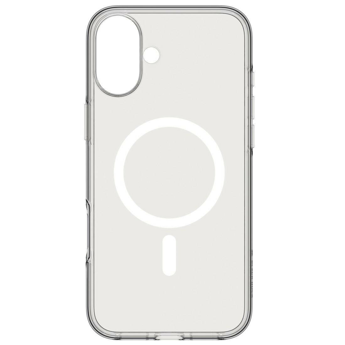 Black Rock Mag Clear Case für iPhone 16 Plus, Transparent.