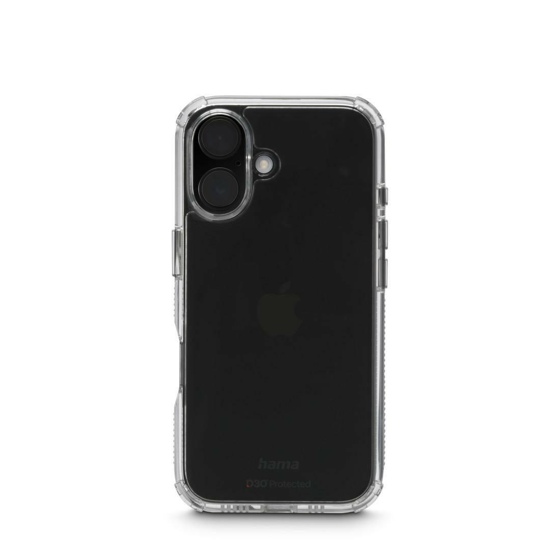Hama iPhone 16 Handyhülle Extreme Protect, durchsichtig.
