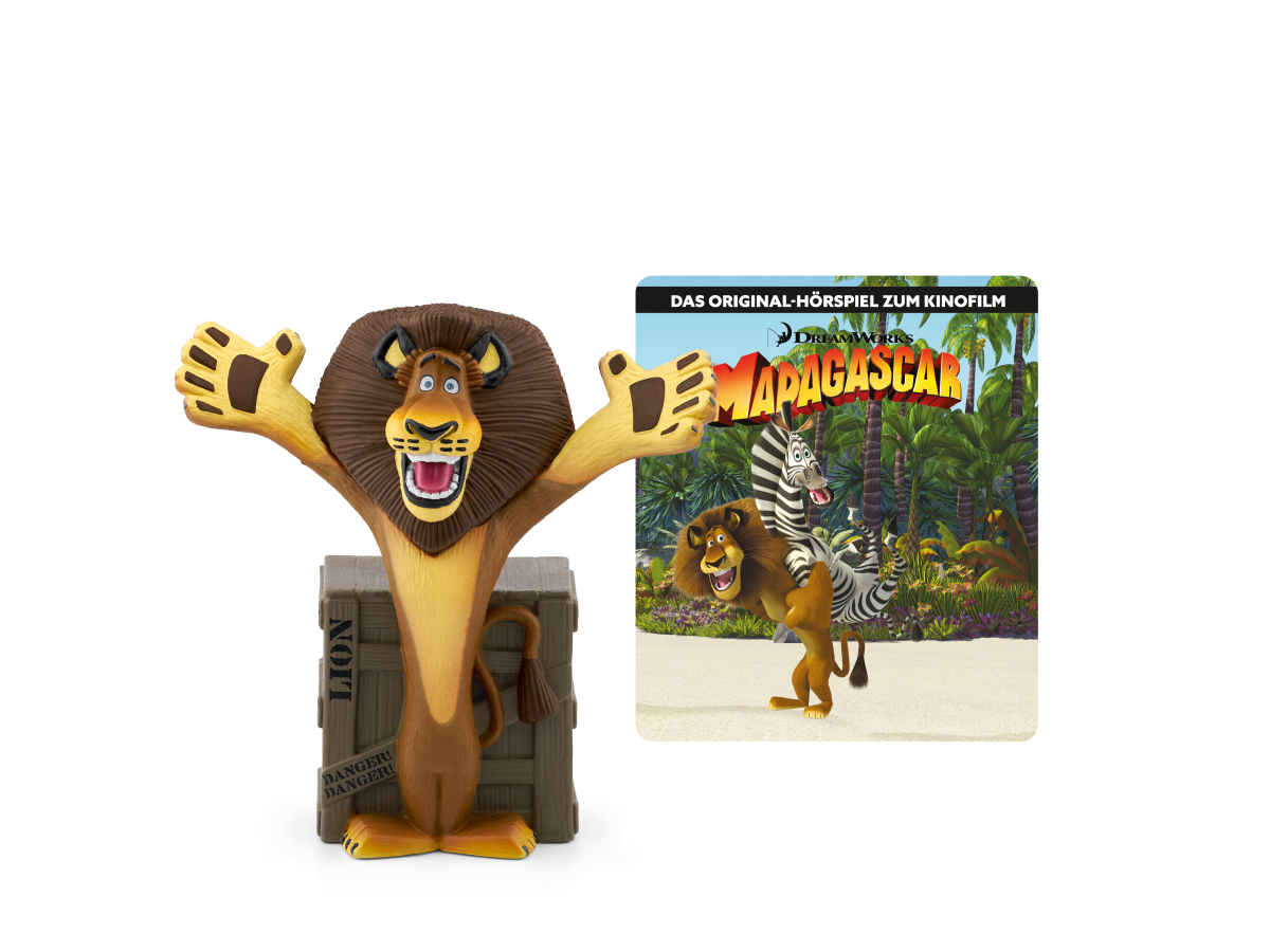 tonies Hörfigur Madagascar 1 für Toniebox, ab 4 Jahren.