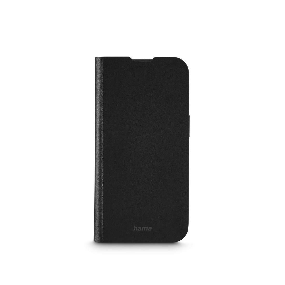 Hama Handyhülle für iPhone 16 Pro Max, Kunstleder, schwarz.