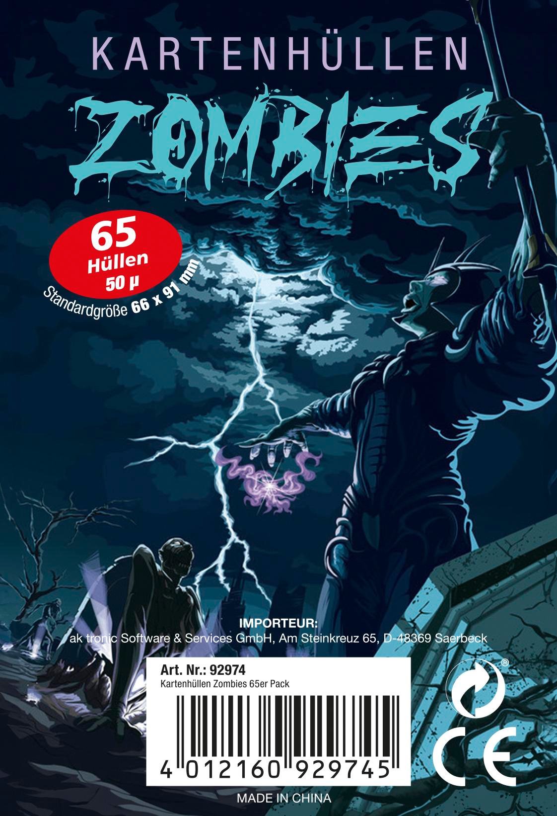 Zombies Kartenhüllen 65er Pack 66x91 mm 50µ - Set