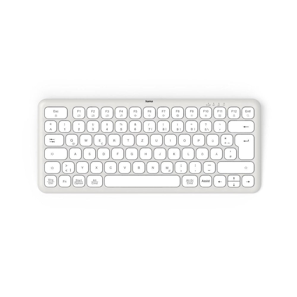 Hama WK-500 Multi-Device Tastatur kabellos Funk/BT QWERTZ