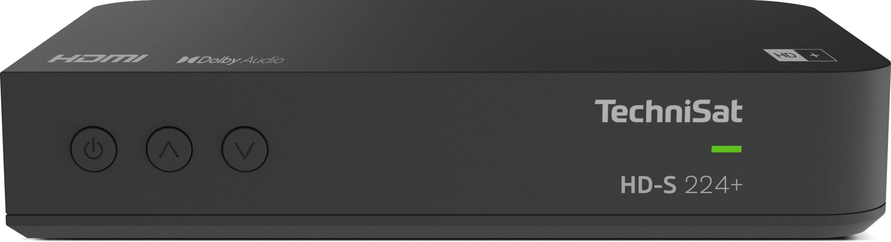 TechniSat HD-S 224+ kompakter HD-Sat-Receiver, HD+, DVB-S2
