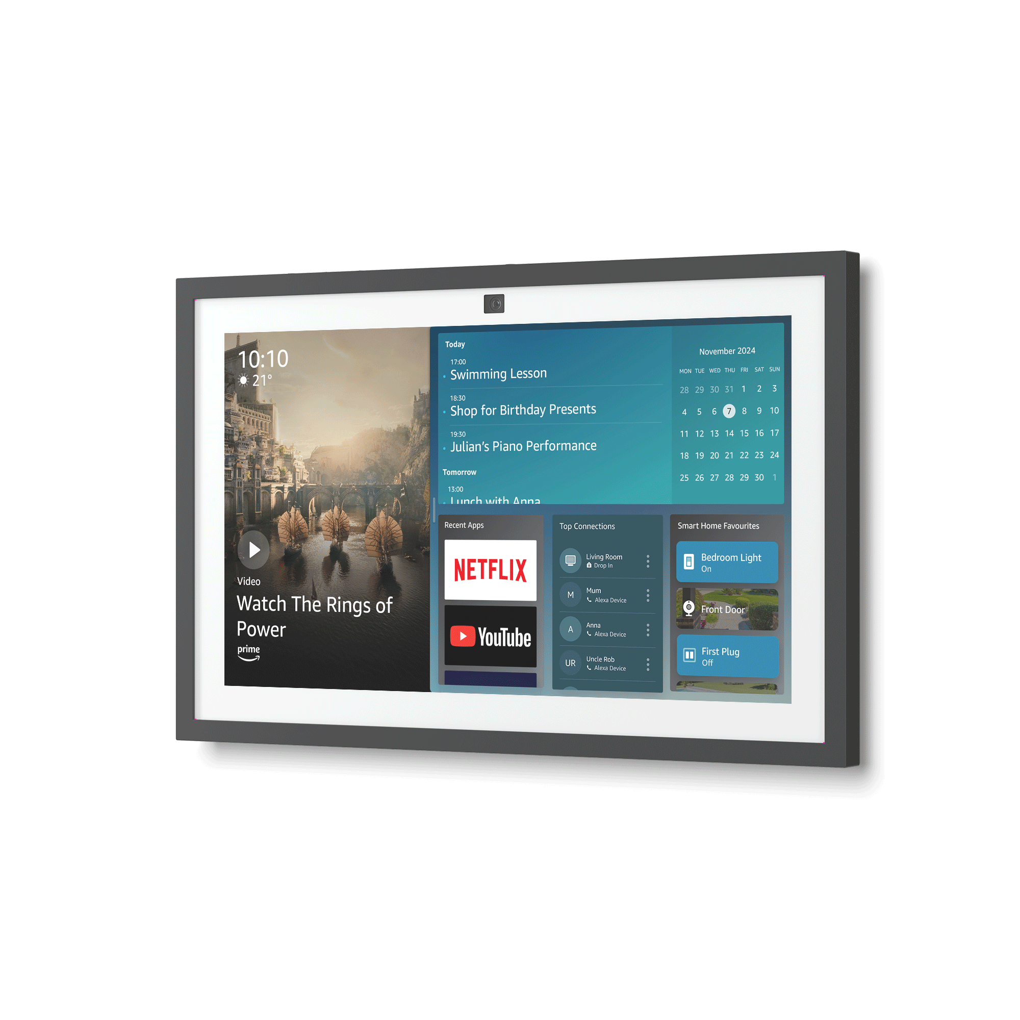 Amazon Echo Show 15 | Full HD Smart-Display mit Fire TV