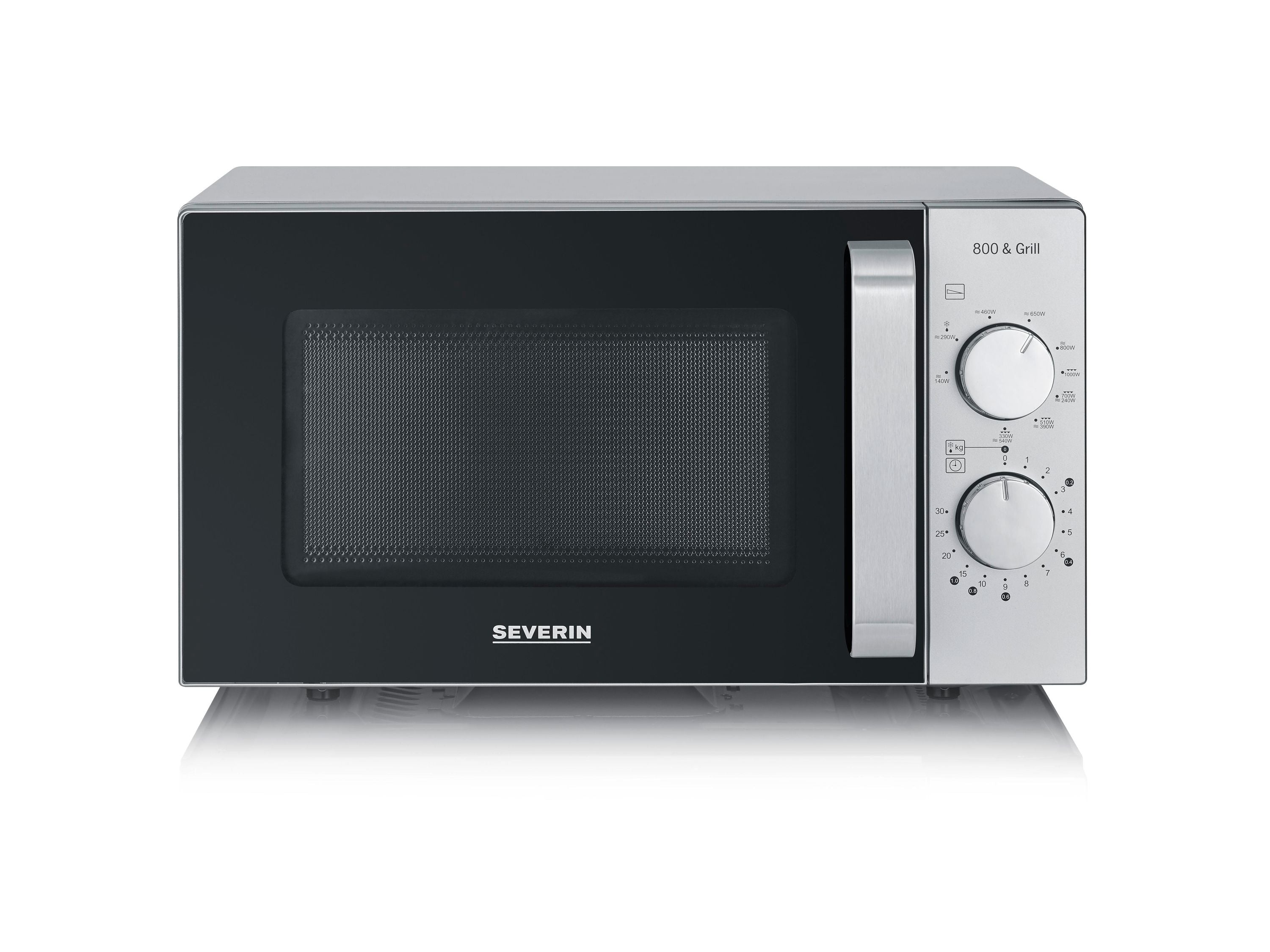 SEVERIN MW 7576 Mikrowelle 20L, 800W, Grill, 9 Programme B-Ware