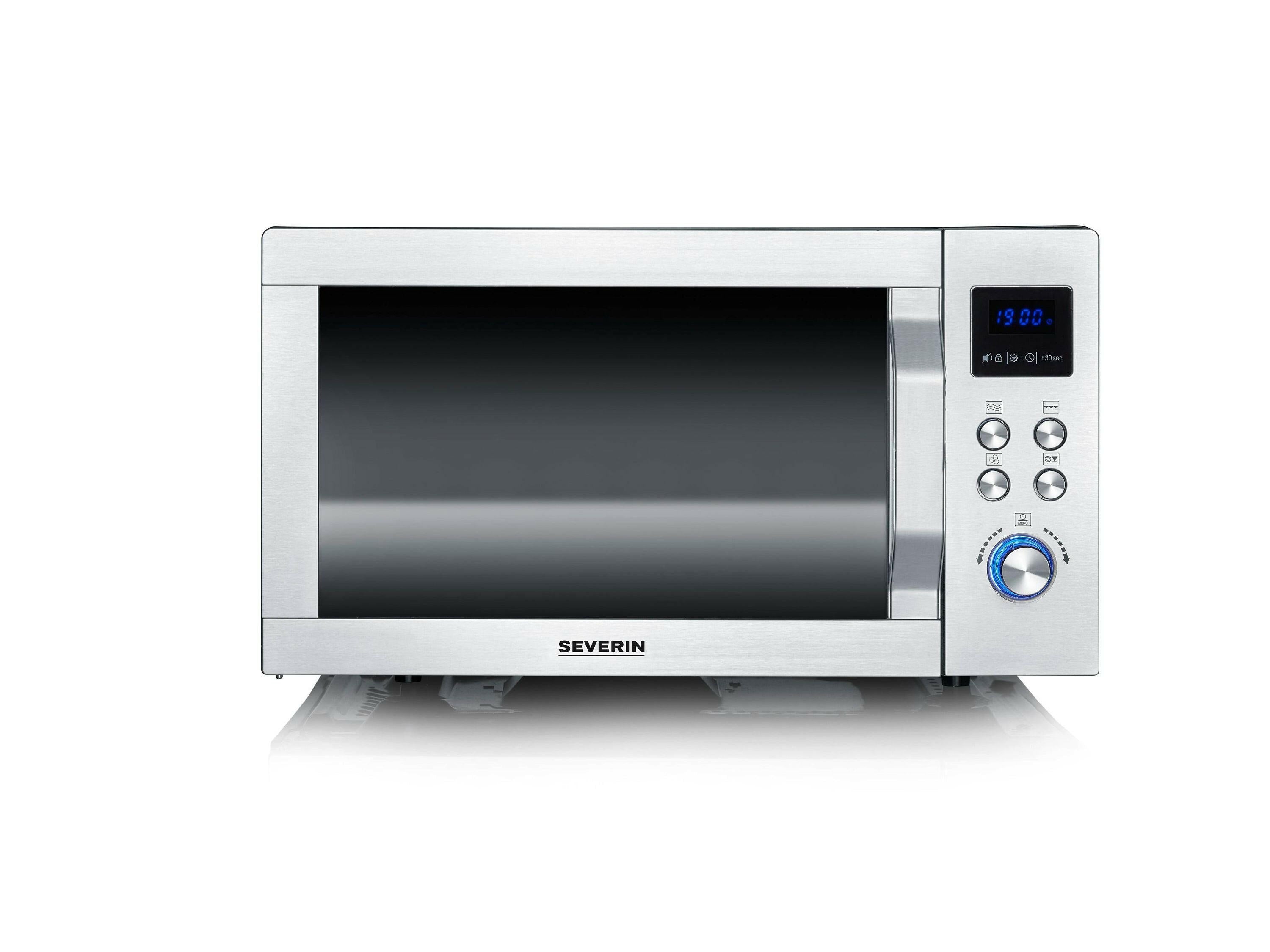 SEVERIN MW 7578 Flachbett Mikrowelle 900W 25L mit Grill.