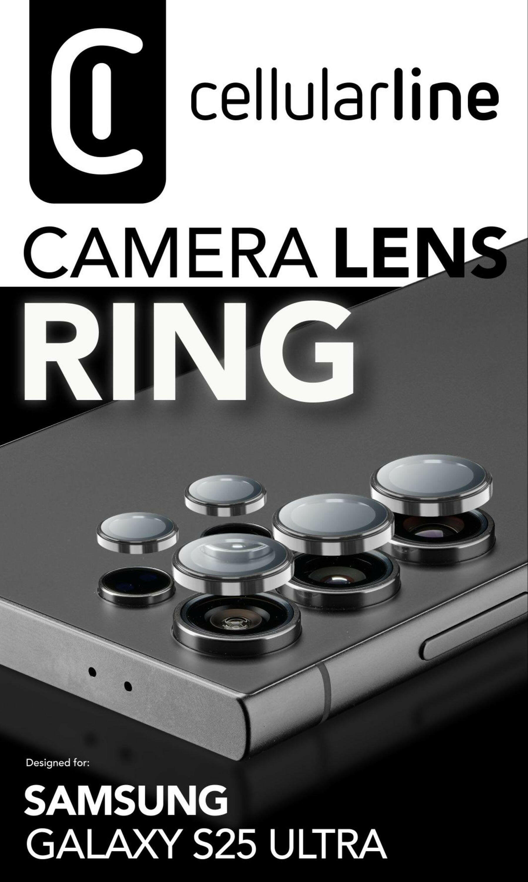 CellularLine Kamera Lens Ring für Samsung S25 Ultra.