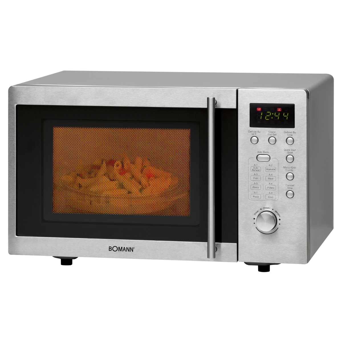 Bomann MWG 2211 U-CB Mikrowelle 20 L, 800W/Grill1000W