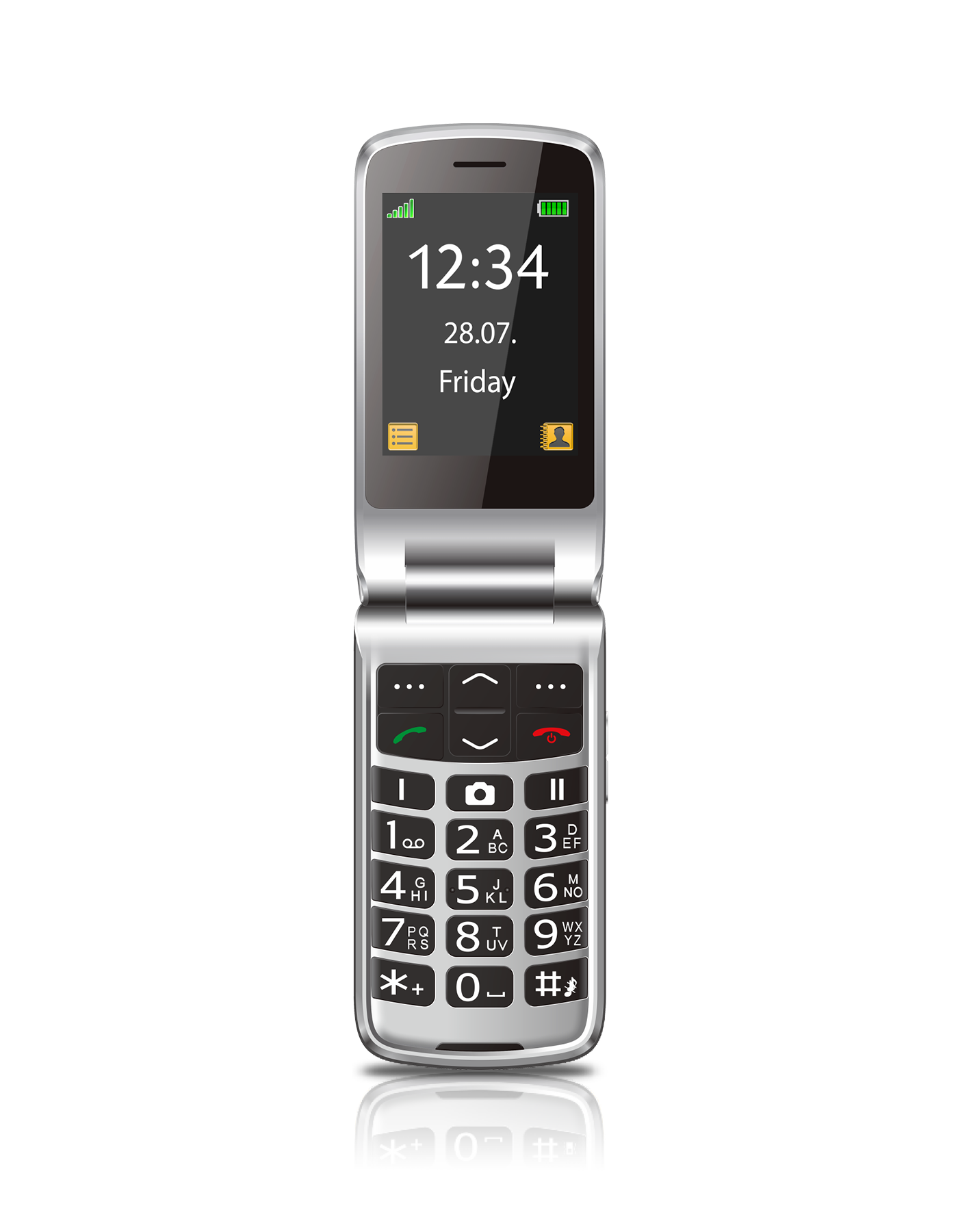 Beafon SL645plus Senioren-Klapphandy 4G SOS XXL-Display
