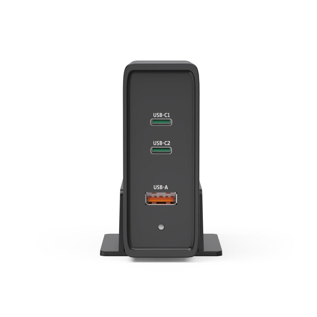 Hama Universal-USB-C-Ladestation GaN 3 Ports PD 140W