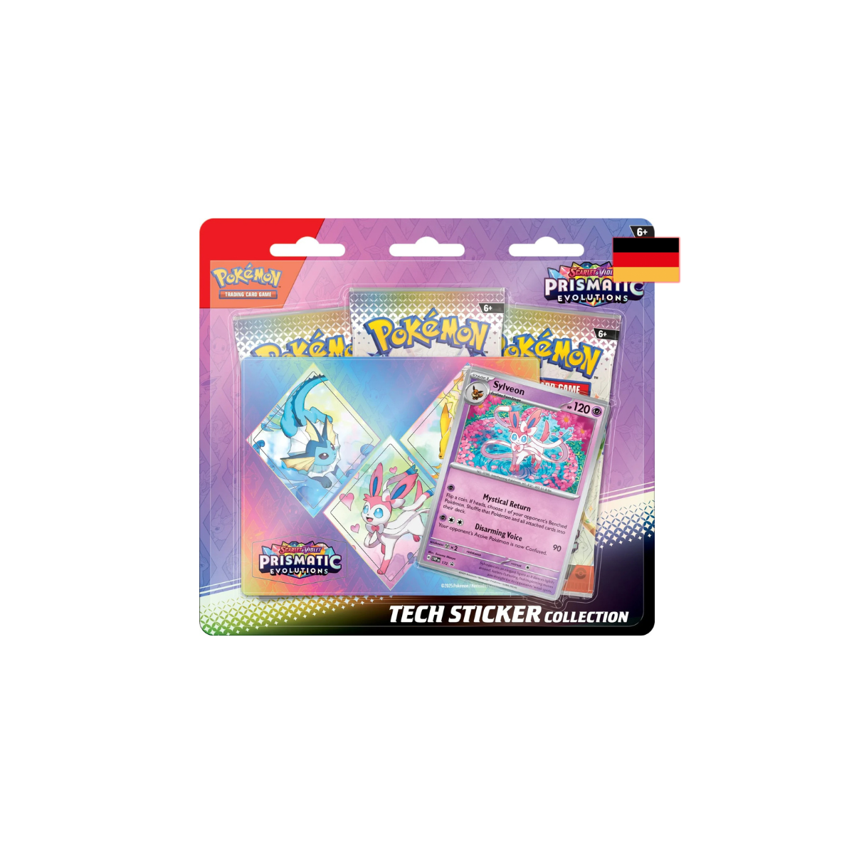 Pokémon Feelinara Tech Set – Prism.Entw. 3B+Promo+Sticker