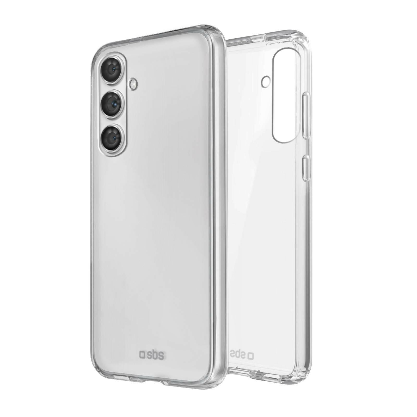 SBS Handyhülle Transparent für Samsung Galaxy S25, flexibel.