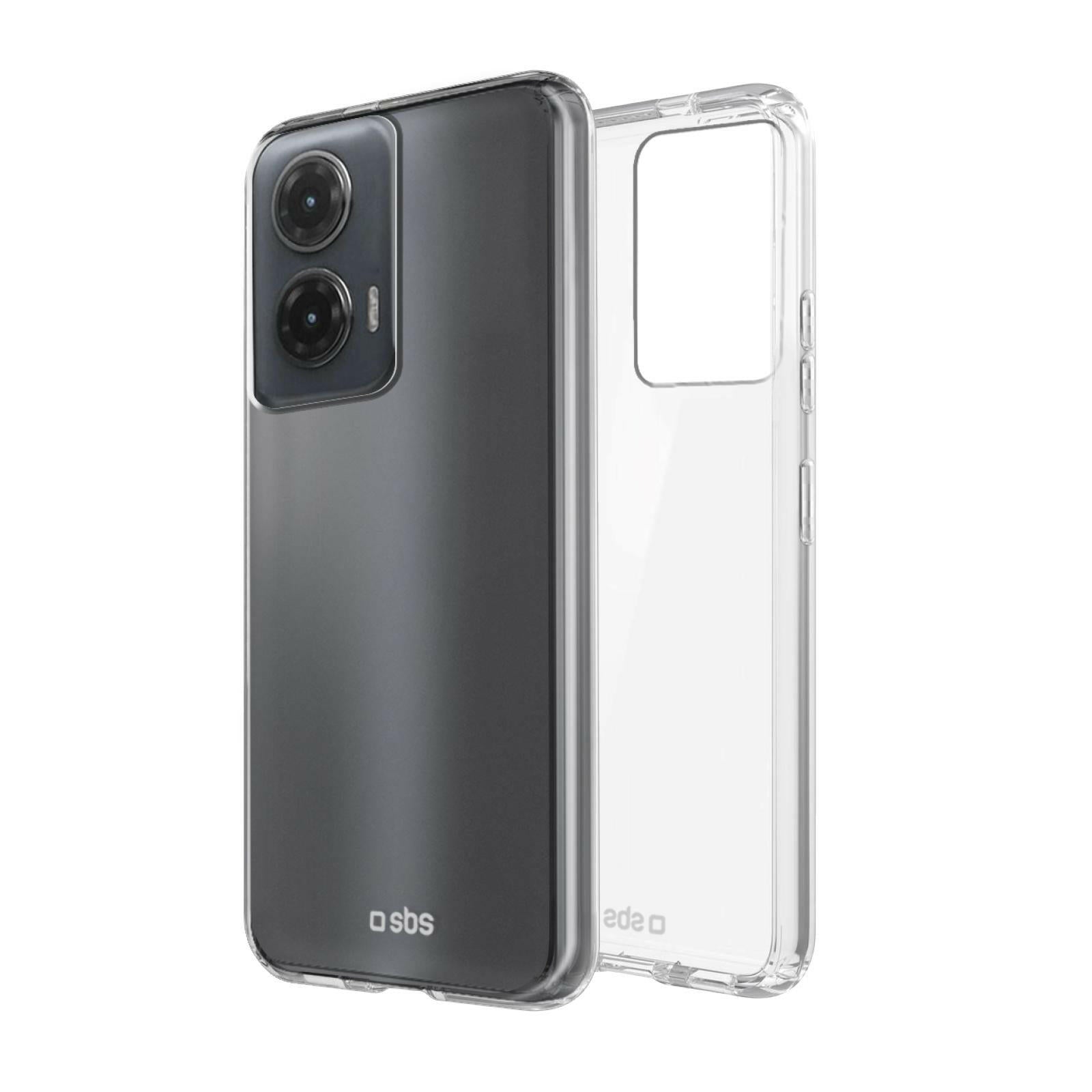 SBS Skinny Cover für Motorola Moto G35 5G, Transparent TPU.