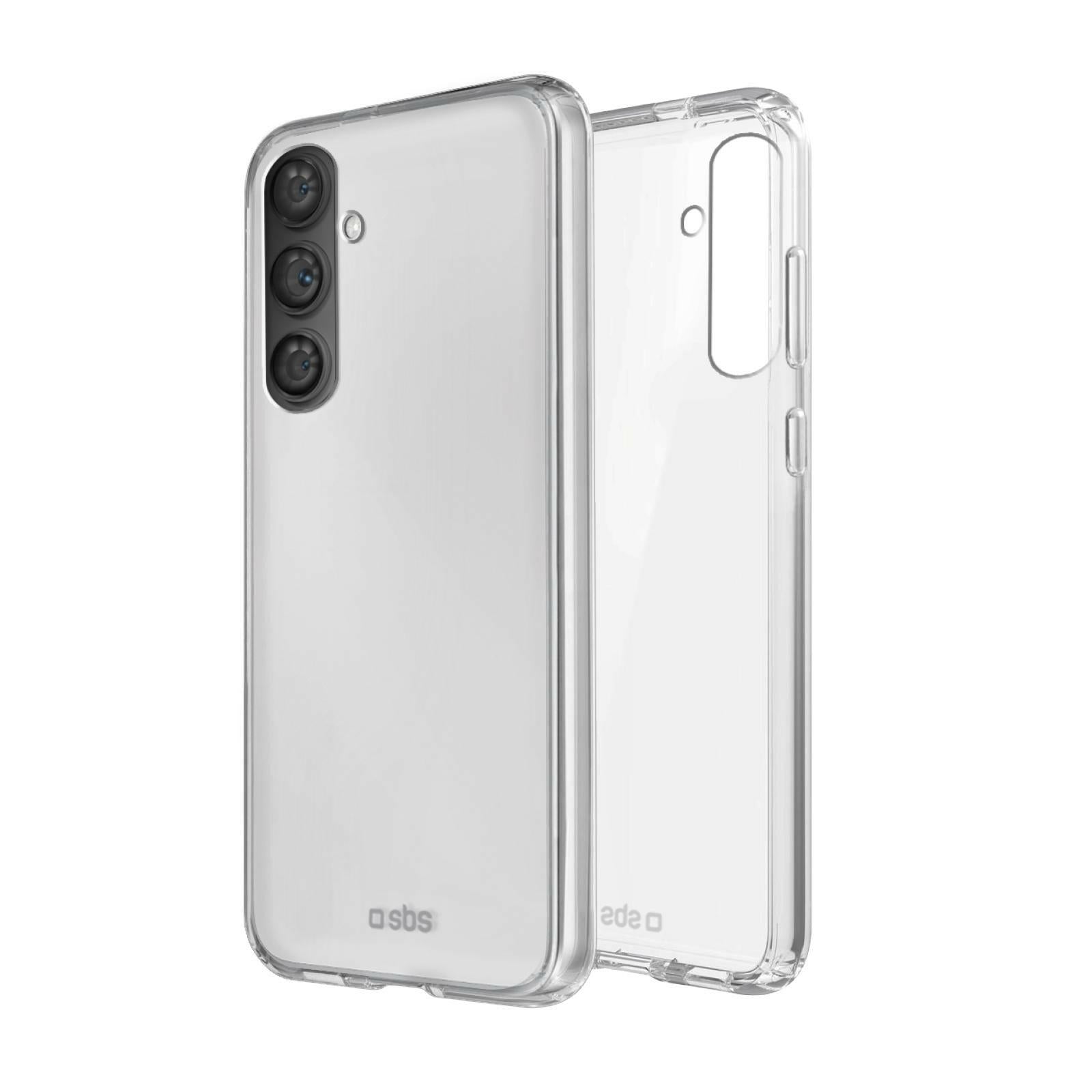 SBS Handyhülle für Samsung A36, Transparent, flexibel TPU.